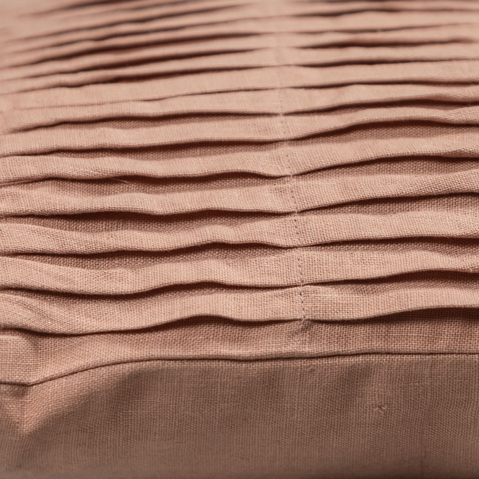 Sierkussen Small wave linnen duskypink 35x50 cm