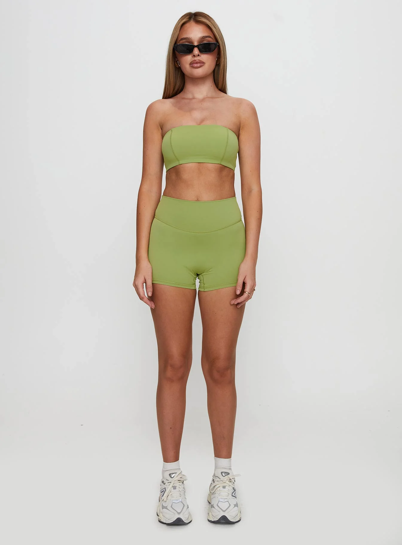 End Goal Active Bandeau Top Green