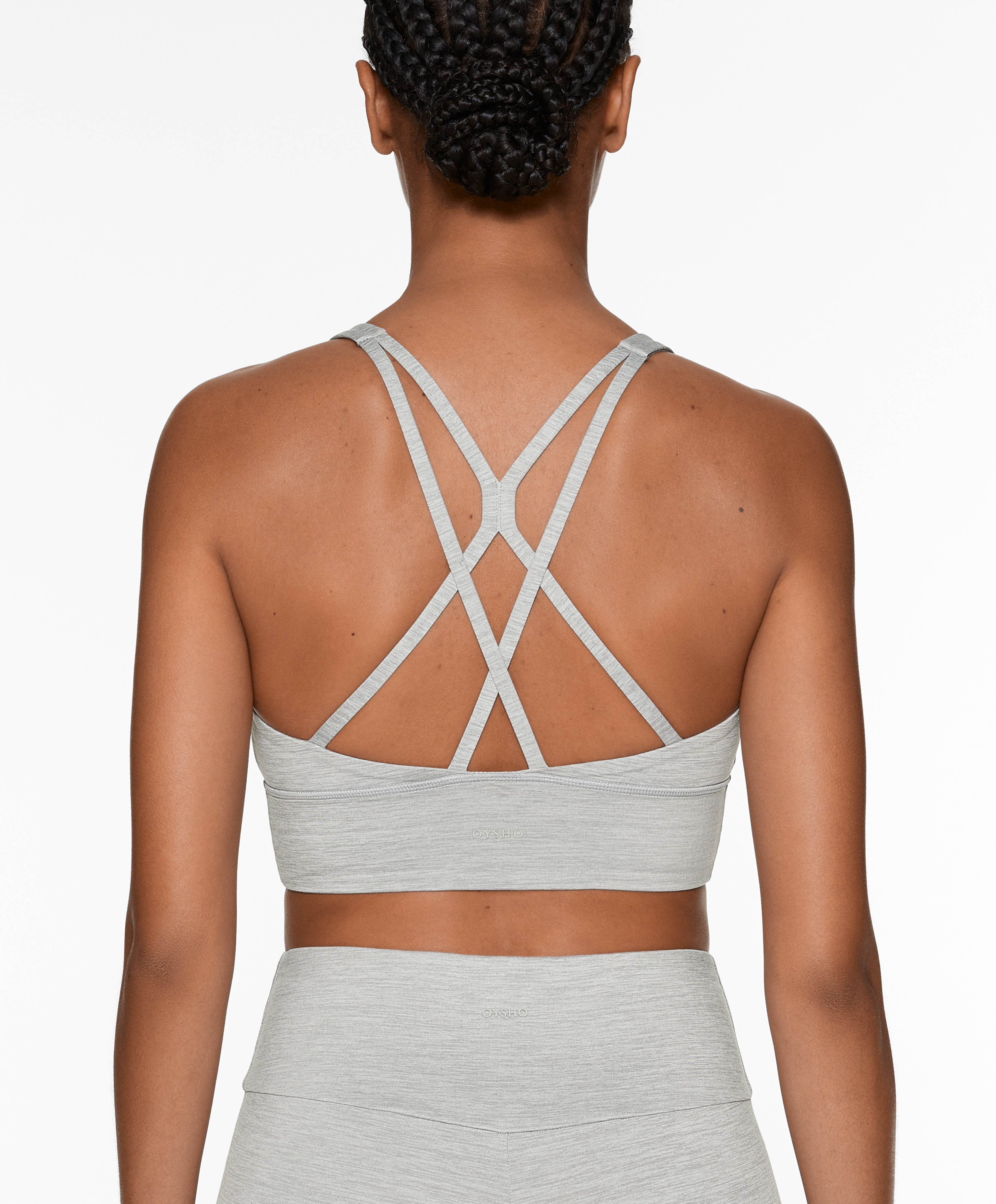 OYSHO Medium-support comfortlux sports bra with cups