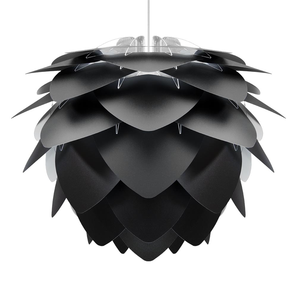 Hanglamp Silvia Ø50 cm koordset wit Zwart