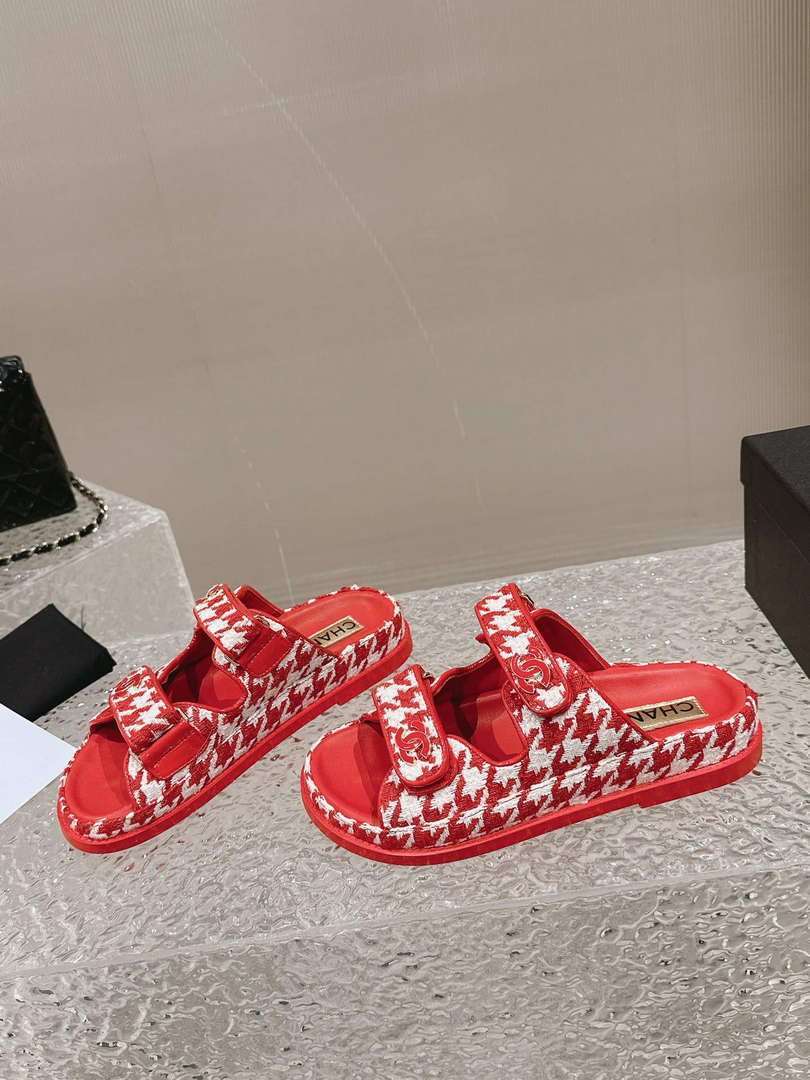 Chanel Women's Velcro sandals Fashion Shoes C93252 - Sneaker Replica Workshop