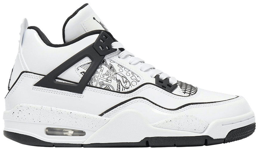 Air Jordan 4 Retro GS  DIY  DC4101-100 Replicas - Sneaker Replica Workshop