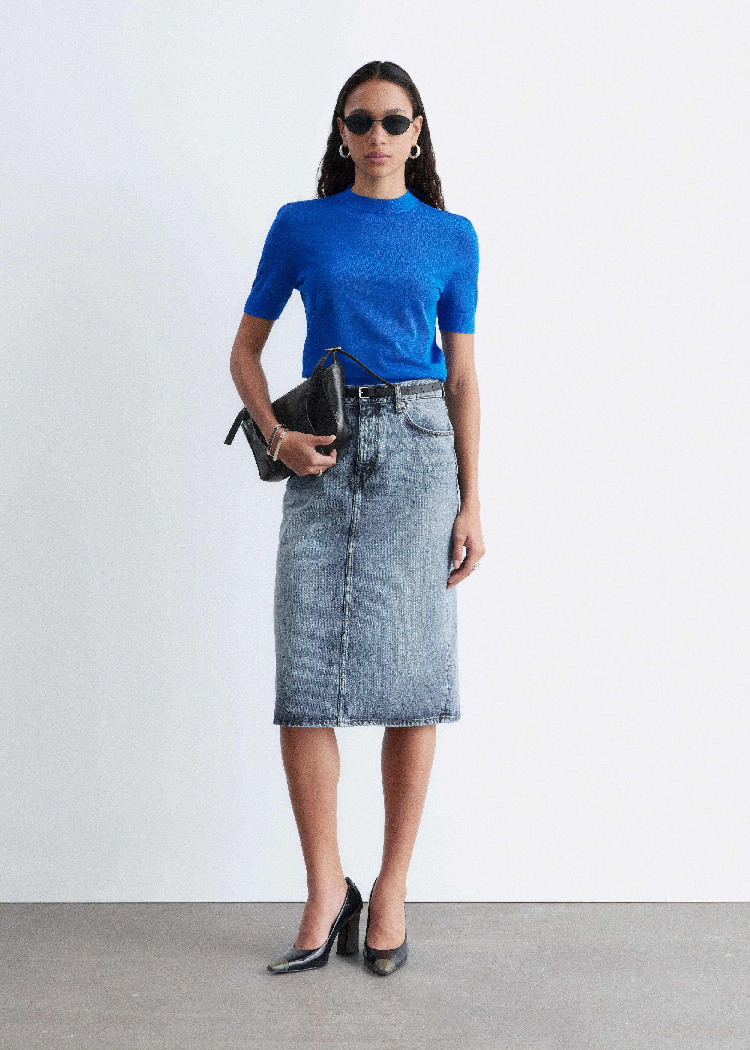 & Other Stories FINE-KNIT T-SHIRT