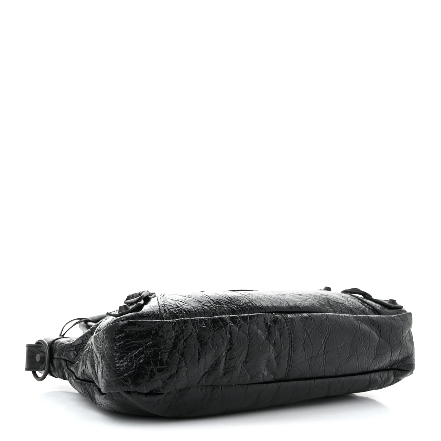 Agneau Arena Classic Hardware Le City First Bag Black - Top Club