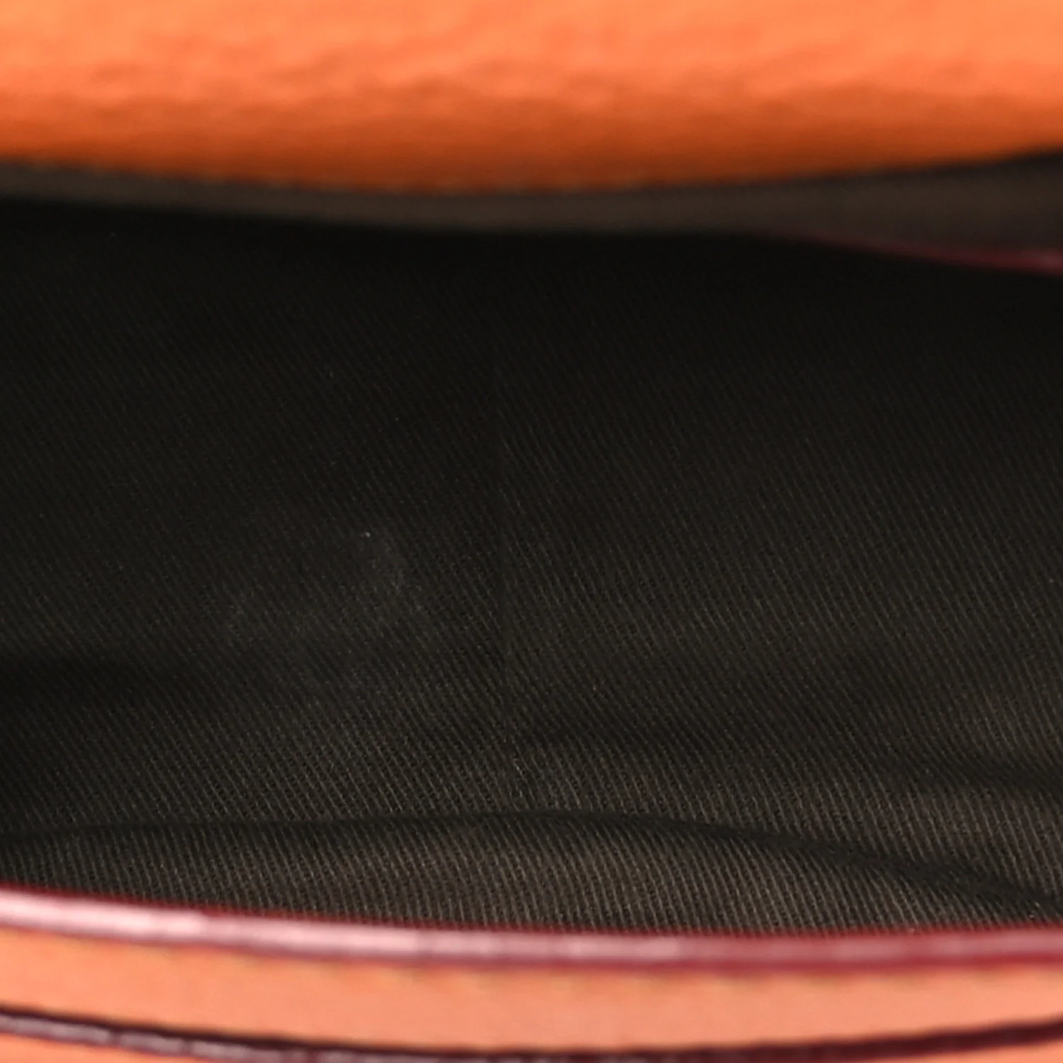 Grained Calfskin Small Marcie Saddle Bag Wood Rose - Top Club