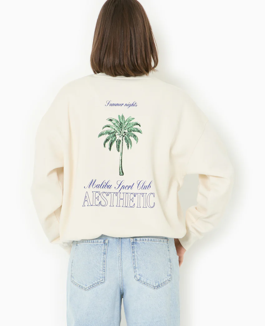 Pimkie Sweat col rond avec print poitrine et dos