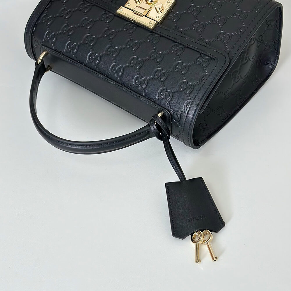 Gucci Padlock medium top handle bag - Top Club