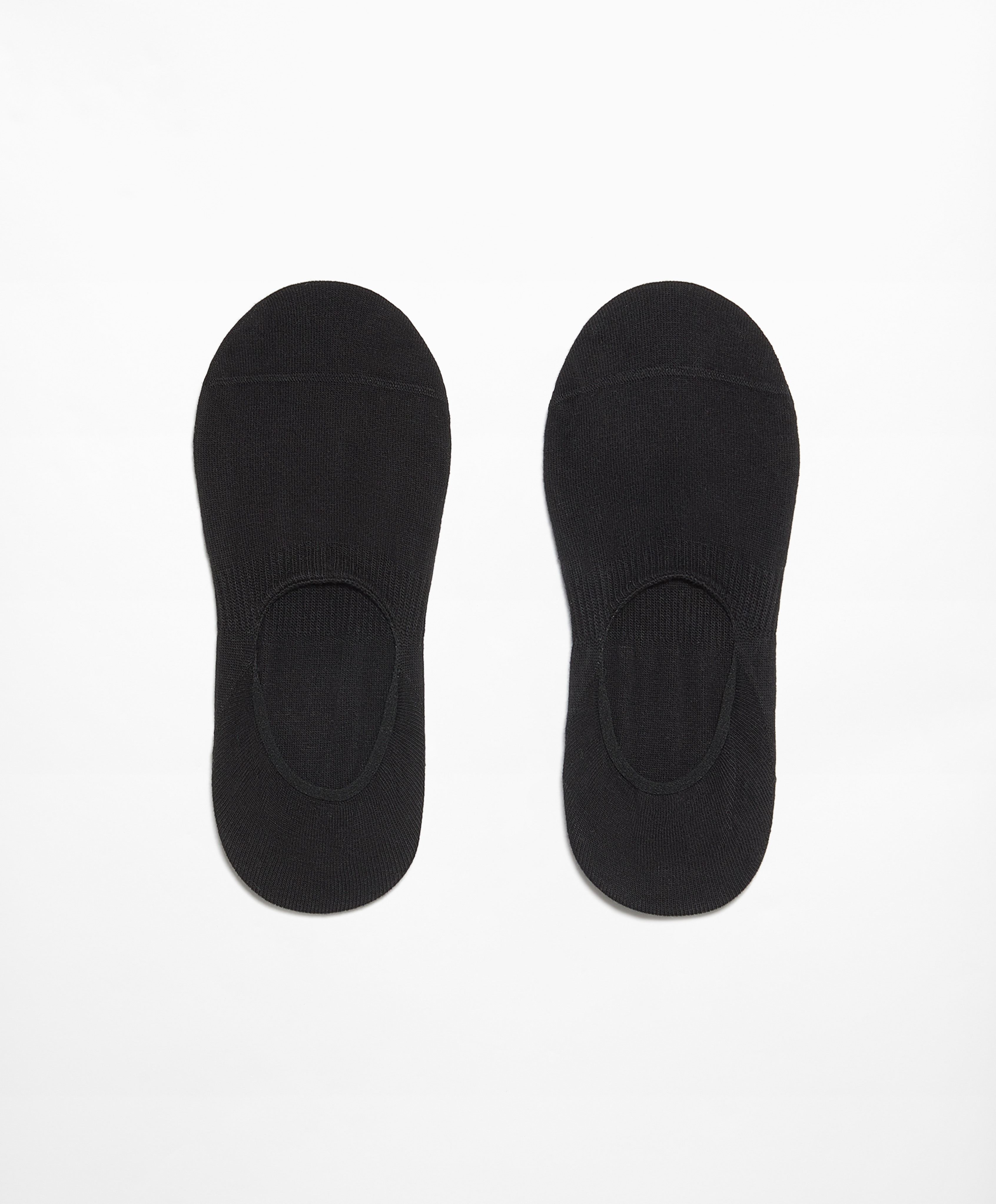 OYSHO 2 pairs of high-cut cotton blend invisible socks