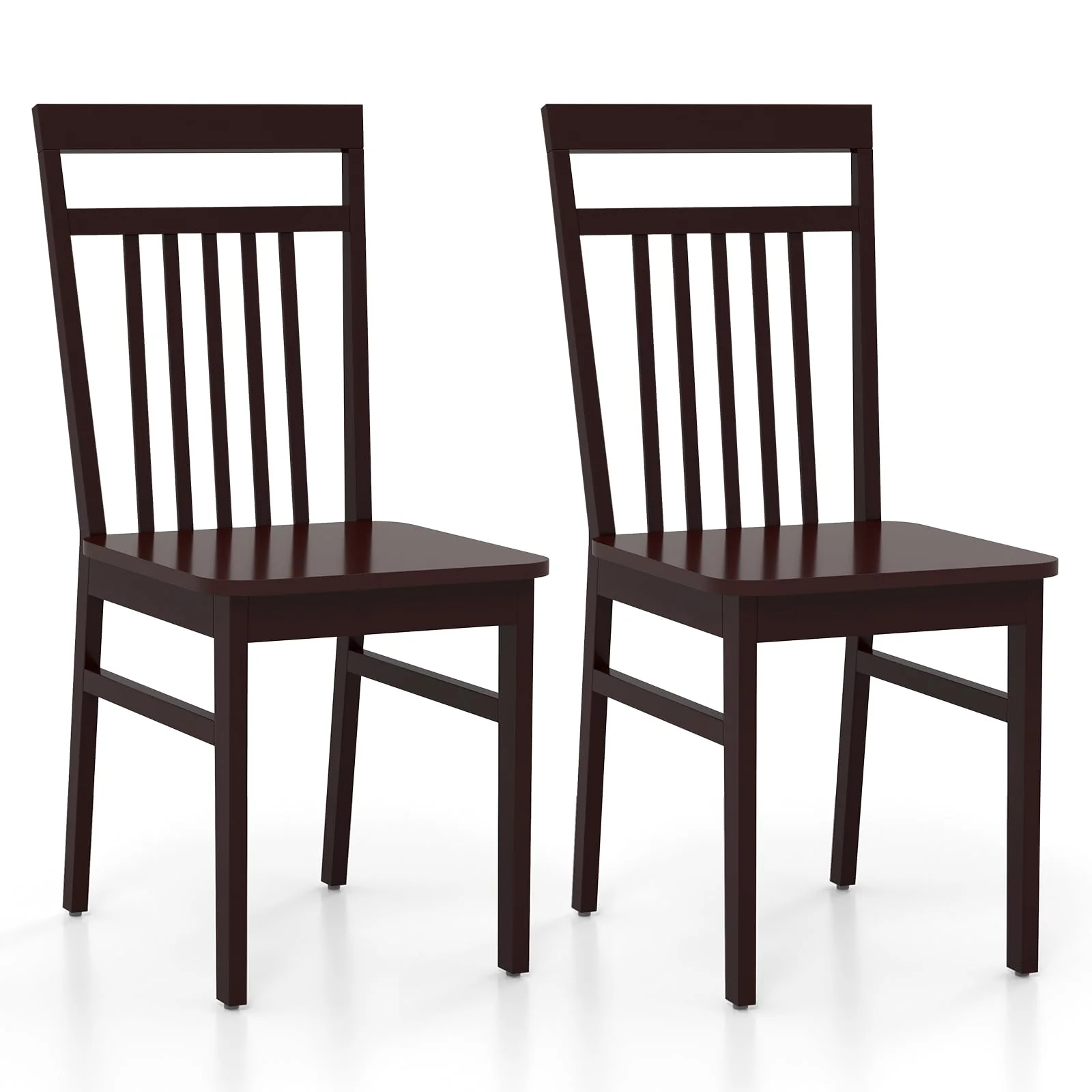 BEFOUNDLOVELY Wood Dining Chairs Set of 2/4, Kitchen Chairs with Solid Wood Frame