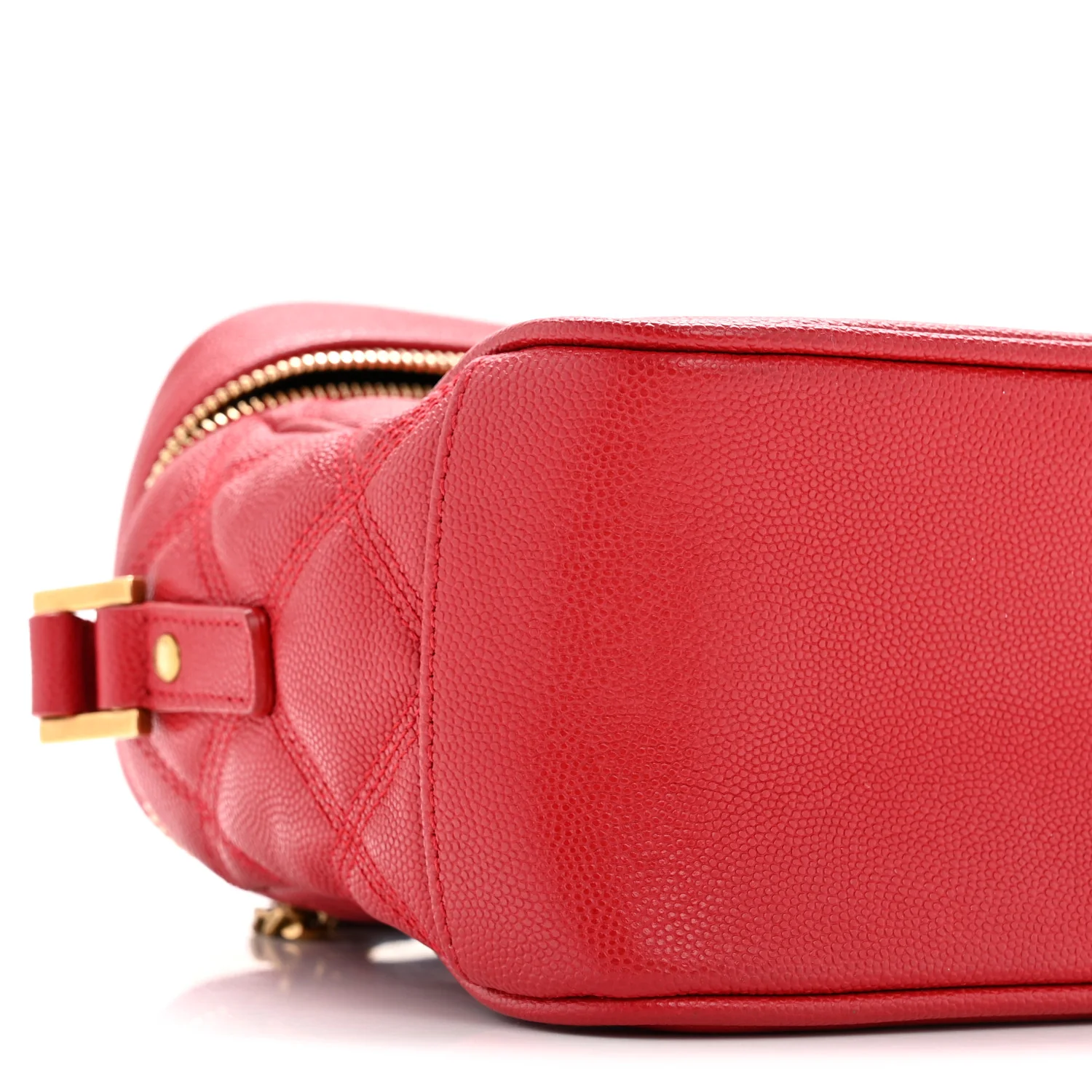 Grain de Poudre Quilted 80's Vanity Bag Rouge Eros - Top Club