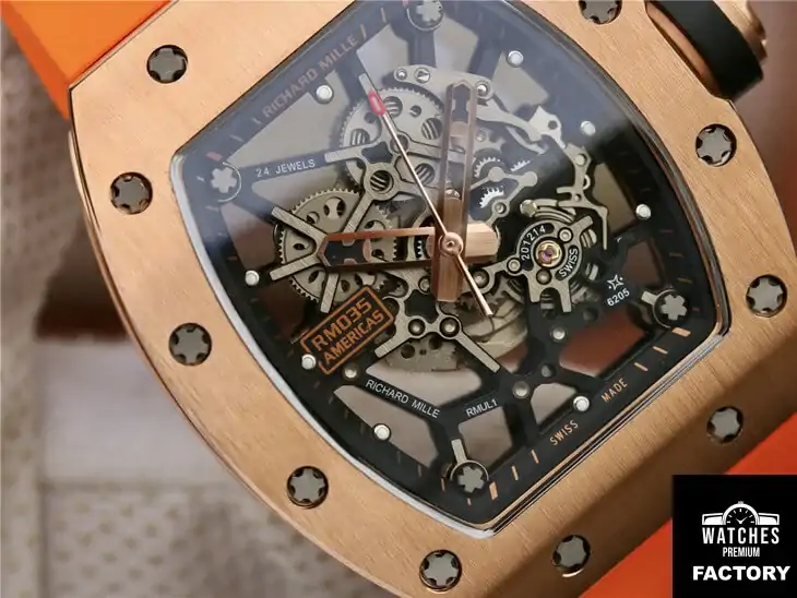 Richard Mille RM035 Americas KV Factory Rubber Strap