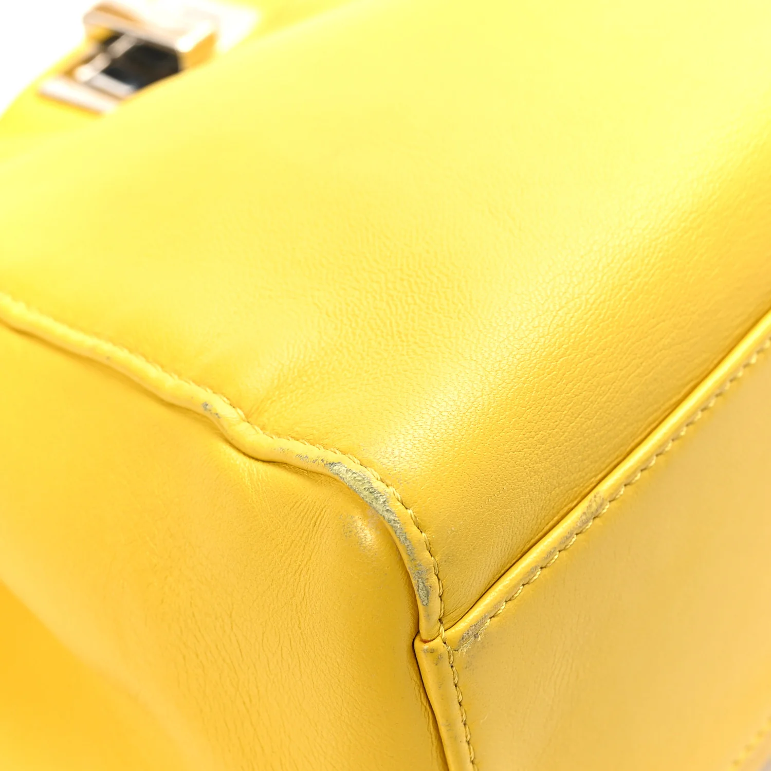 Nappa Mini Peekaboo Iconic Satchel Limone - Top Club