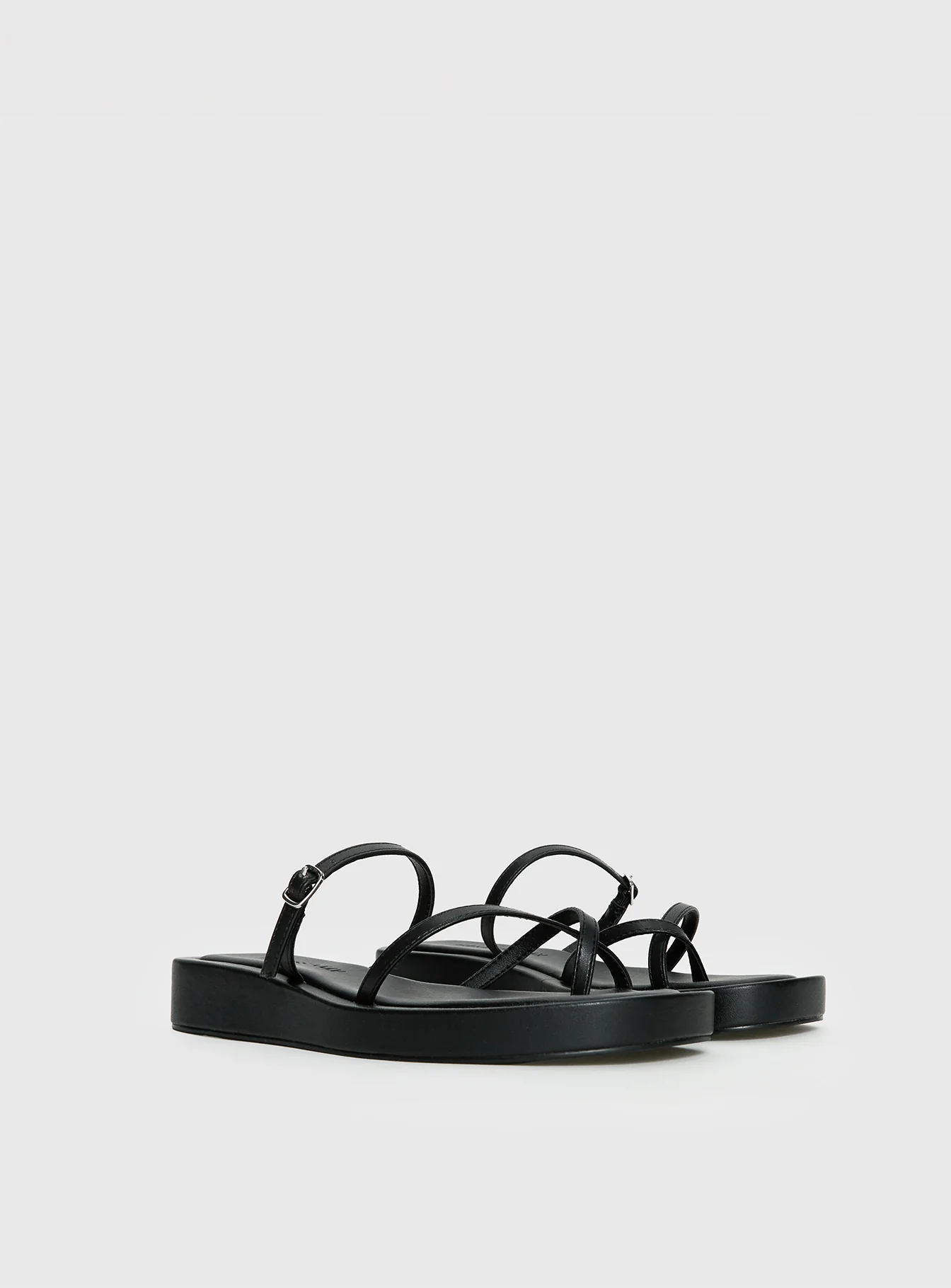 Riki Mini Belt Sandals Black
