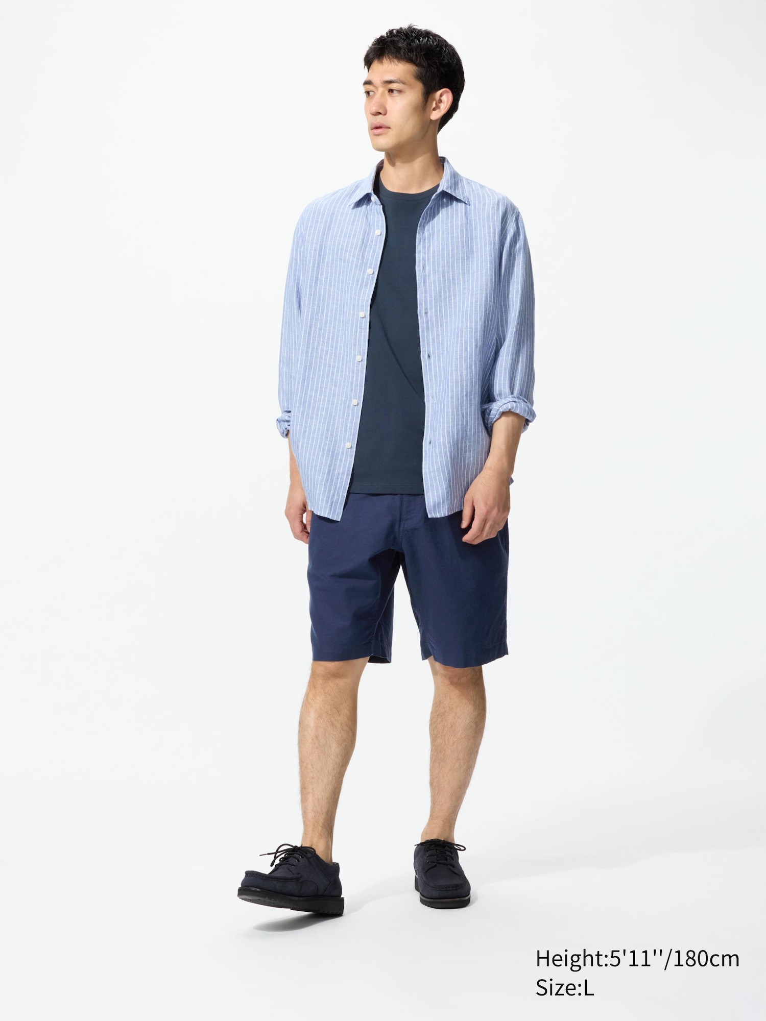 Linen Blend Shorts