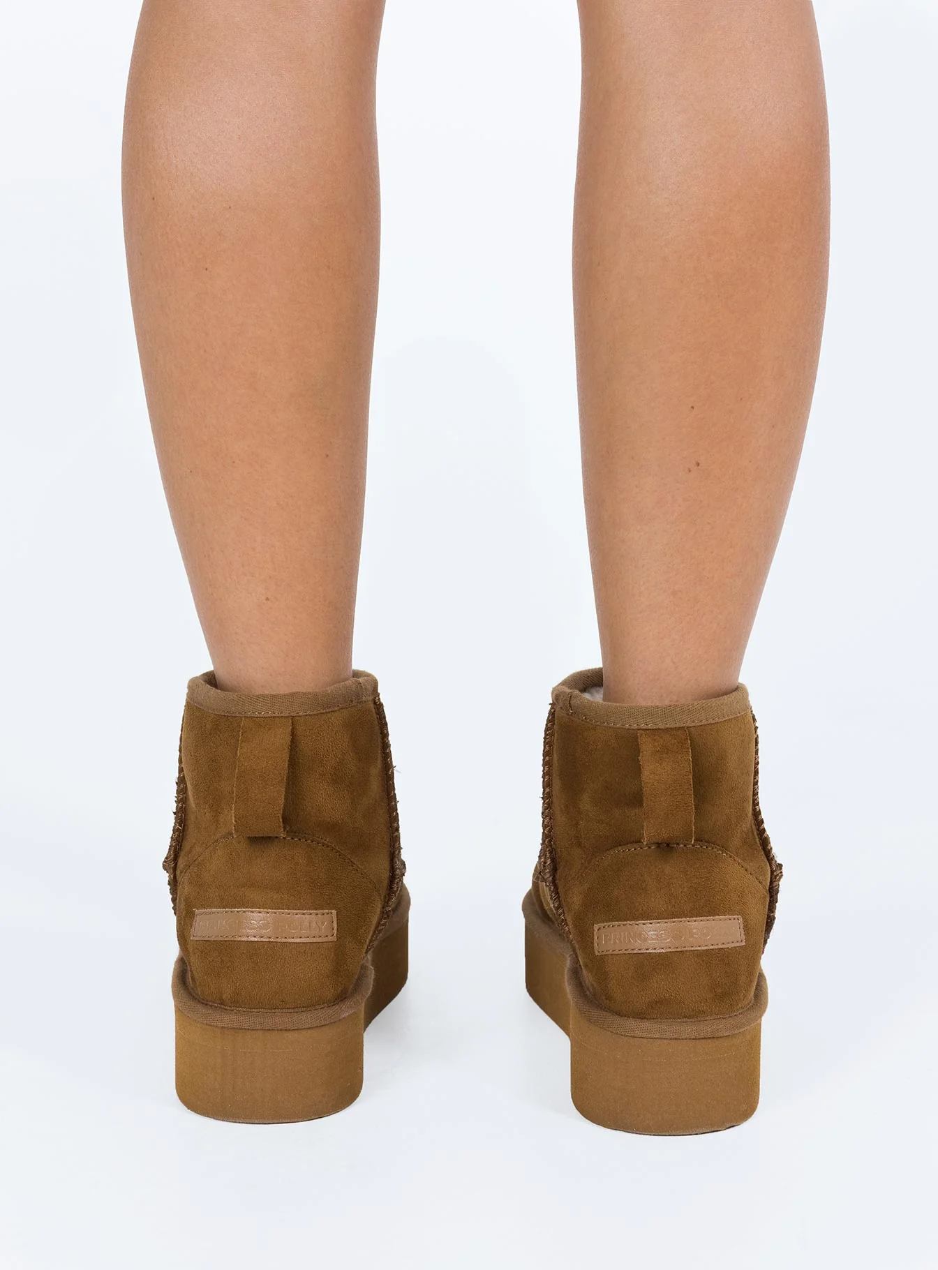 Franz Shearling Boots Brown