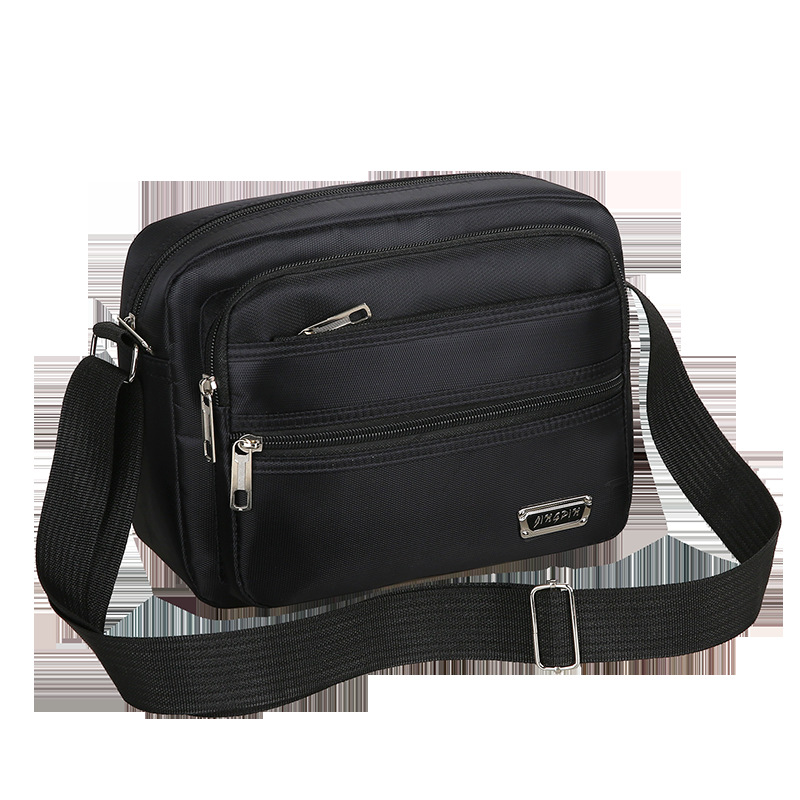 Business bag for men and women, nylon wallet, canvas charging bag, cashier shoulder bag, crossbody bag, Oxford cloth bag, business bag
