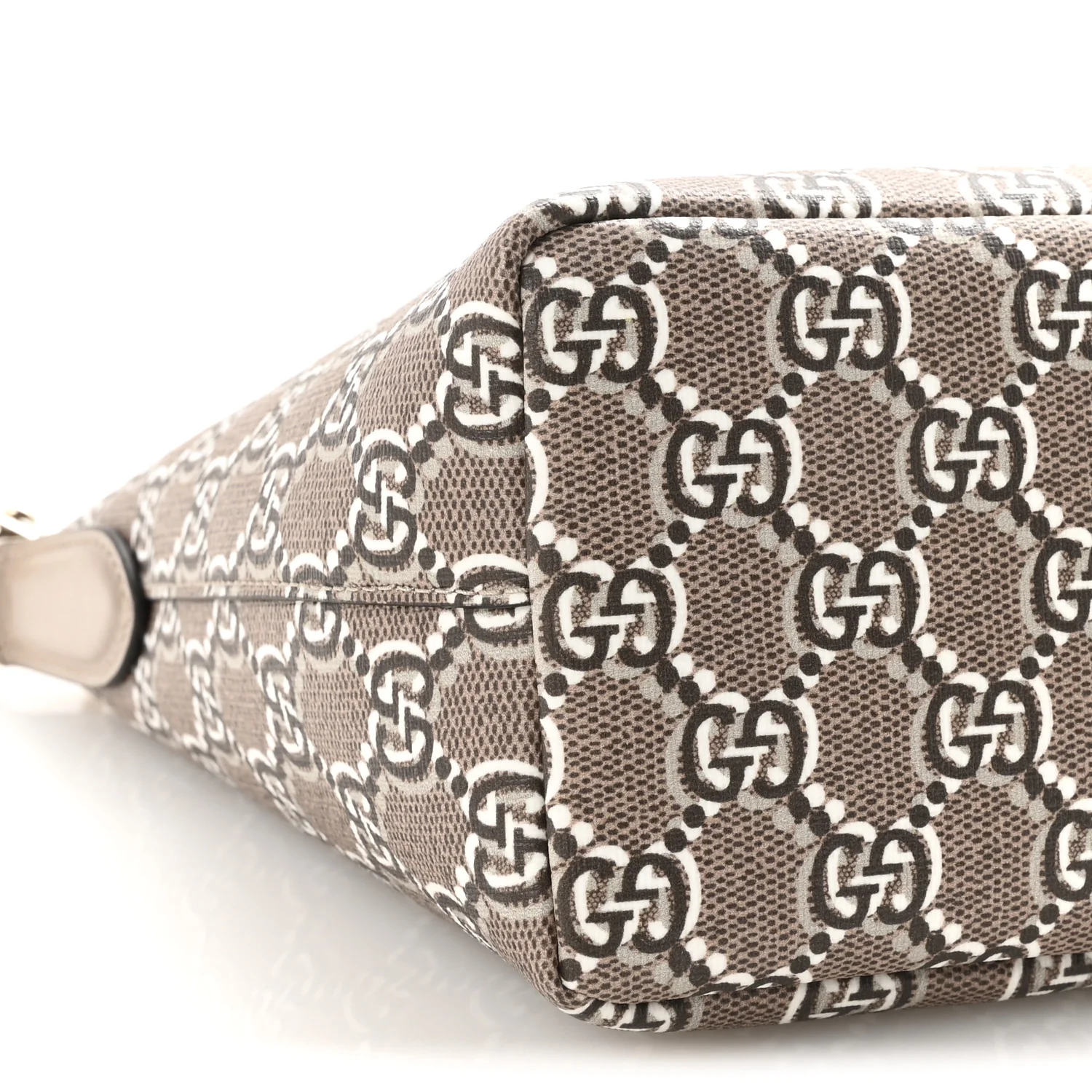 GG Shadow Monogram Super Mini Ophidia Shoulder Bag Taupe - Top Club
