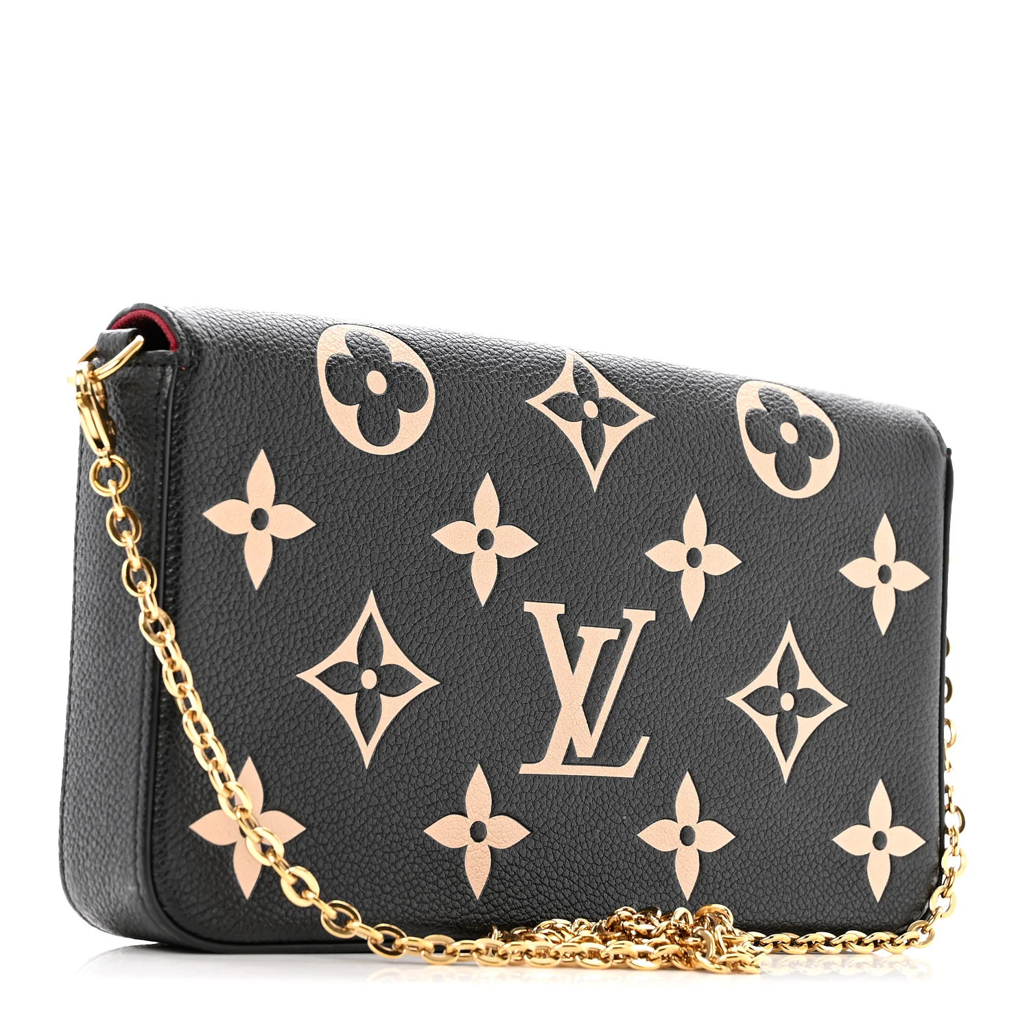 Empreinte Monogram Giant Felicie Pochette Black Beige - Top Club
