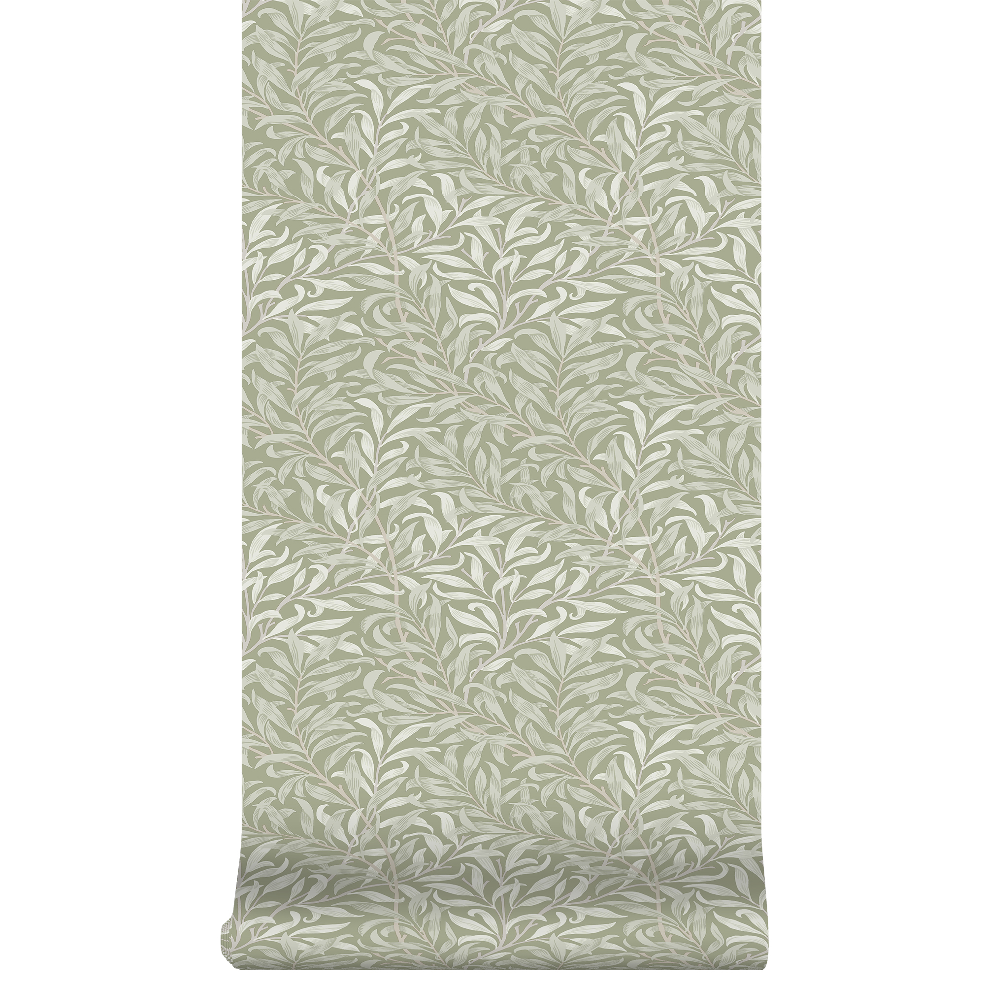 Vliesbehang willow bough sage