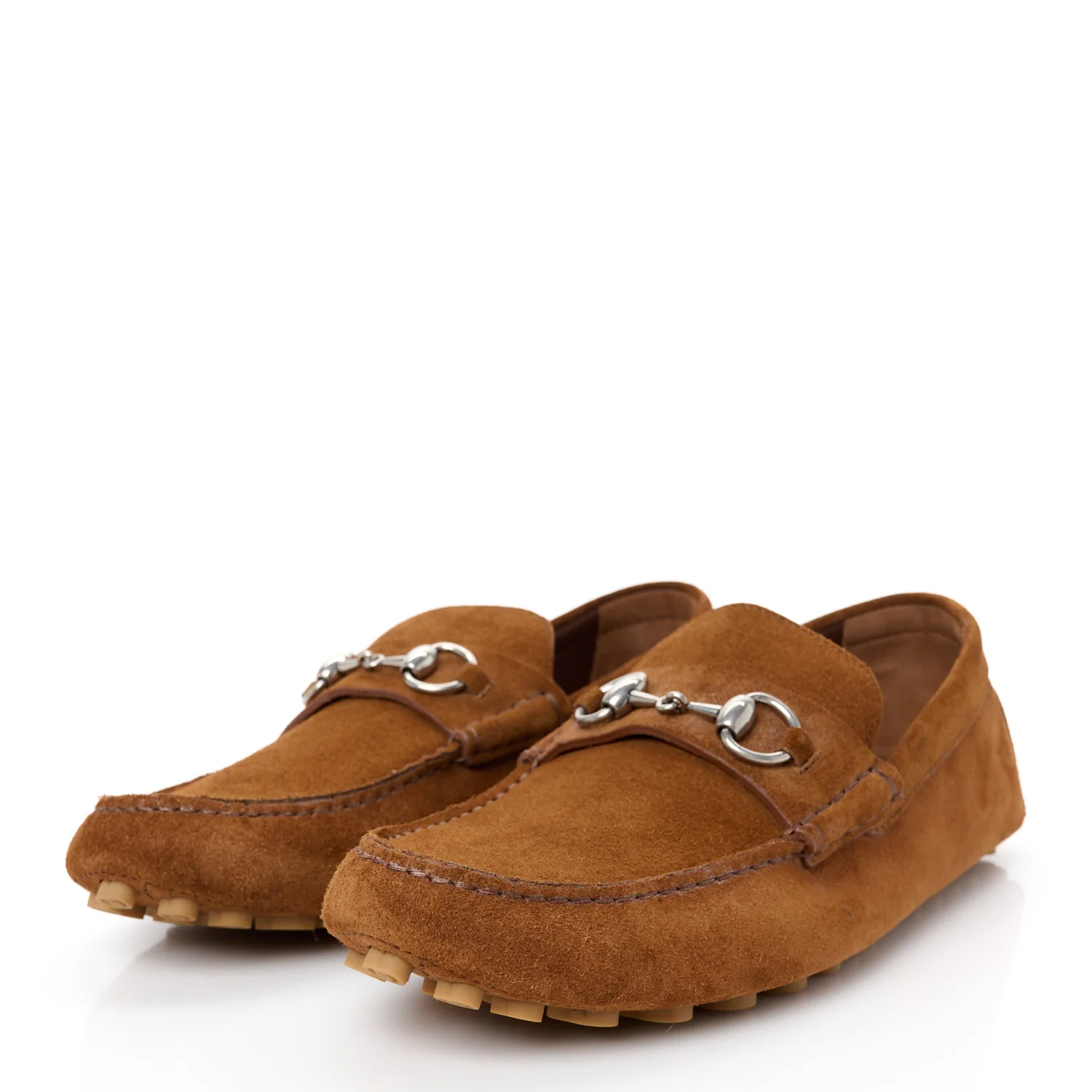 Suede Mens Horsebit Driver Loafers 9 Cuir - Top Club