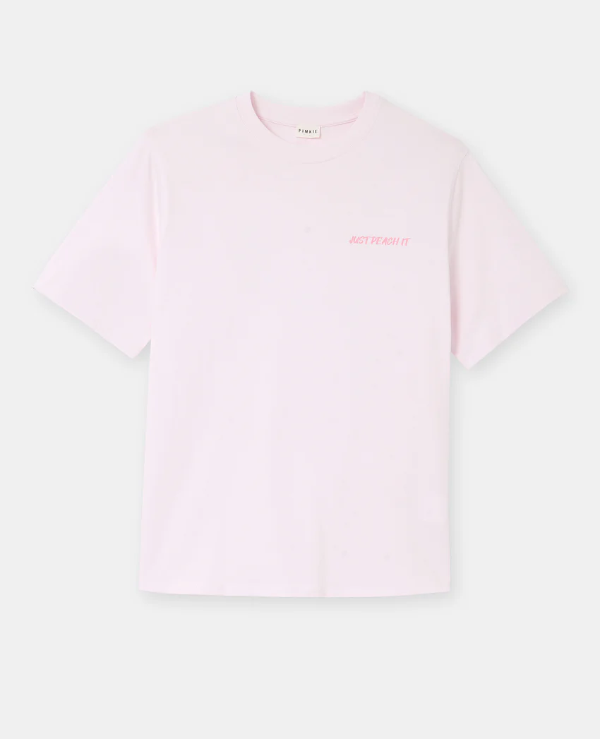 Pimkie T-shirt oversize avec print poitrine et dos