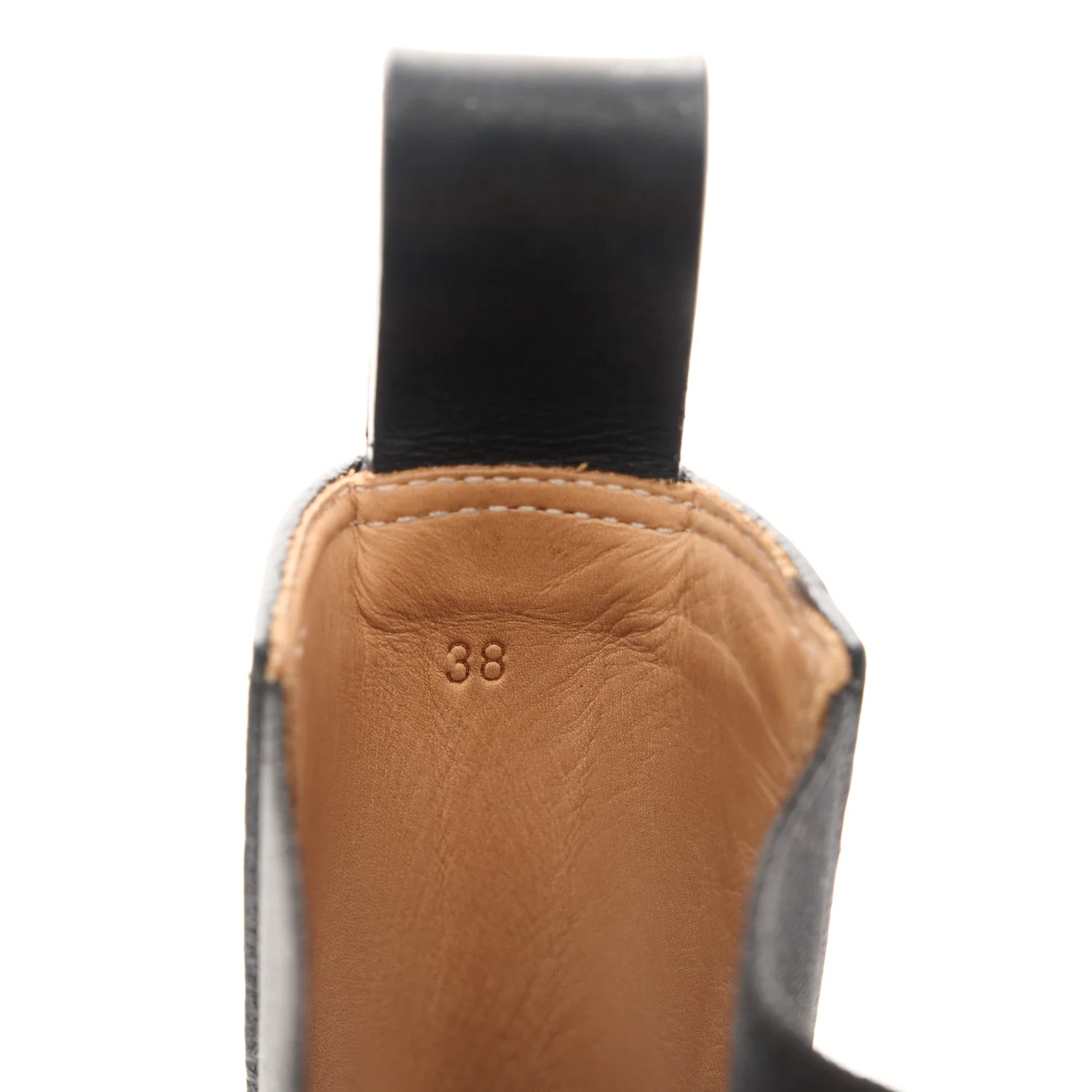 Calfskin The Lug Chelsea 55mm Boots 38 Black - Top Club