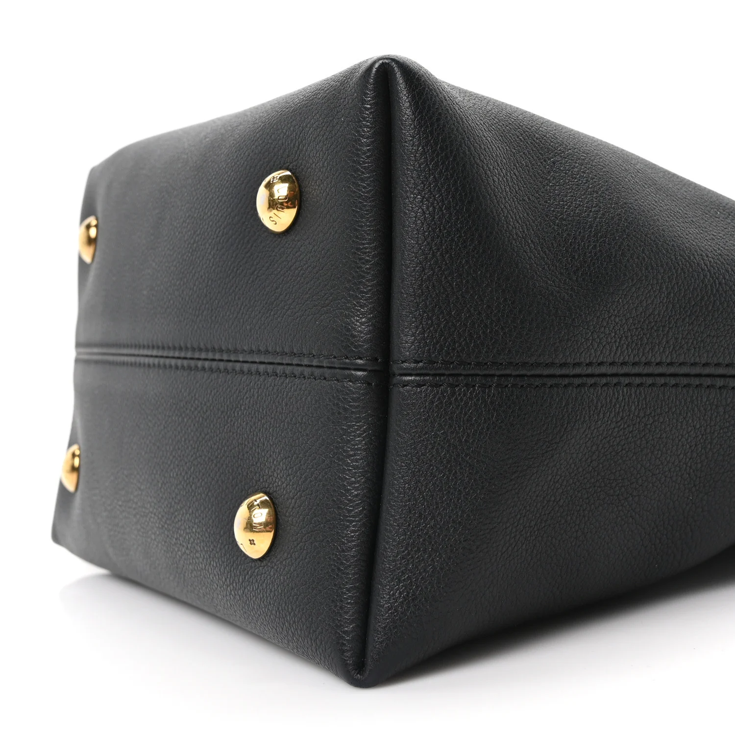 Grained Calfskin Low Key Hobo PM Black - Top Club