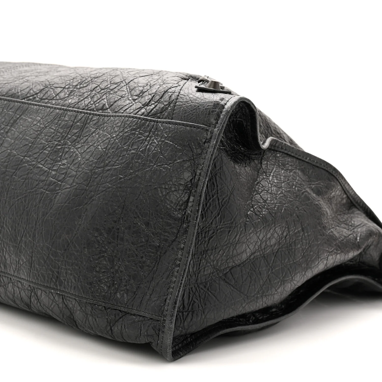 Arena Lambskin Brass Hardware Le City Travel Bag Black - Top Club