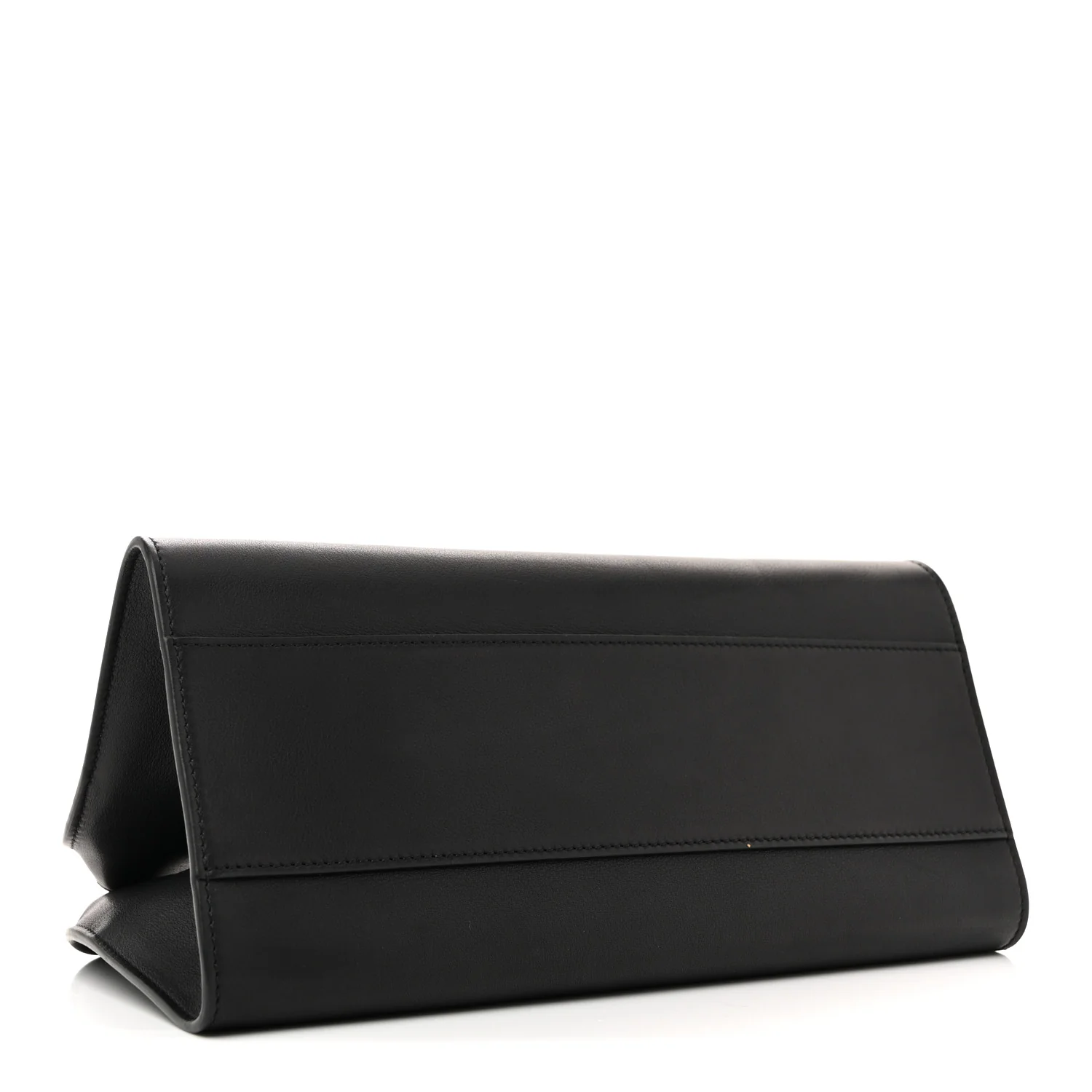 Smooth Calfskin Peggy Bag Black - Top Club