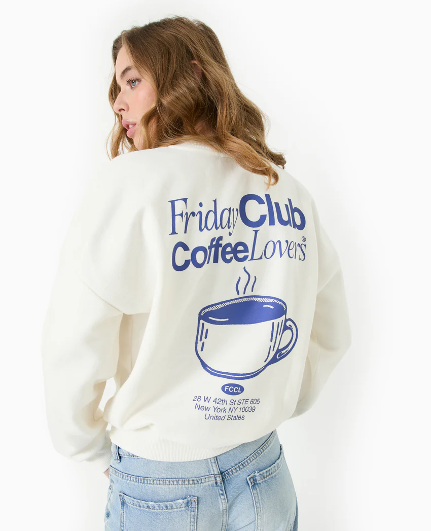 Pimkie Sweat oversize avec print poitrine et dos