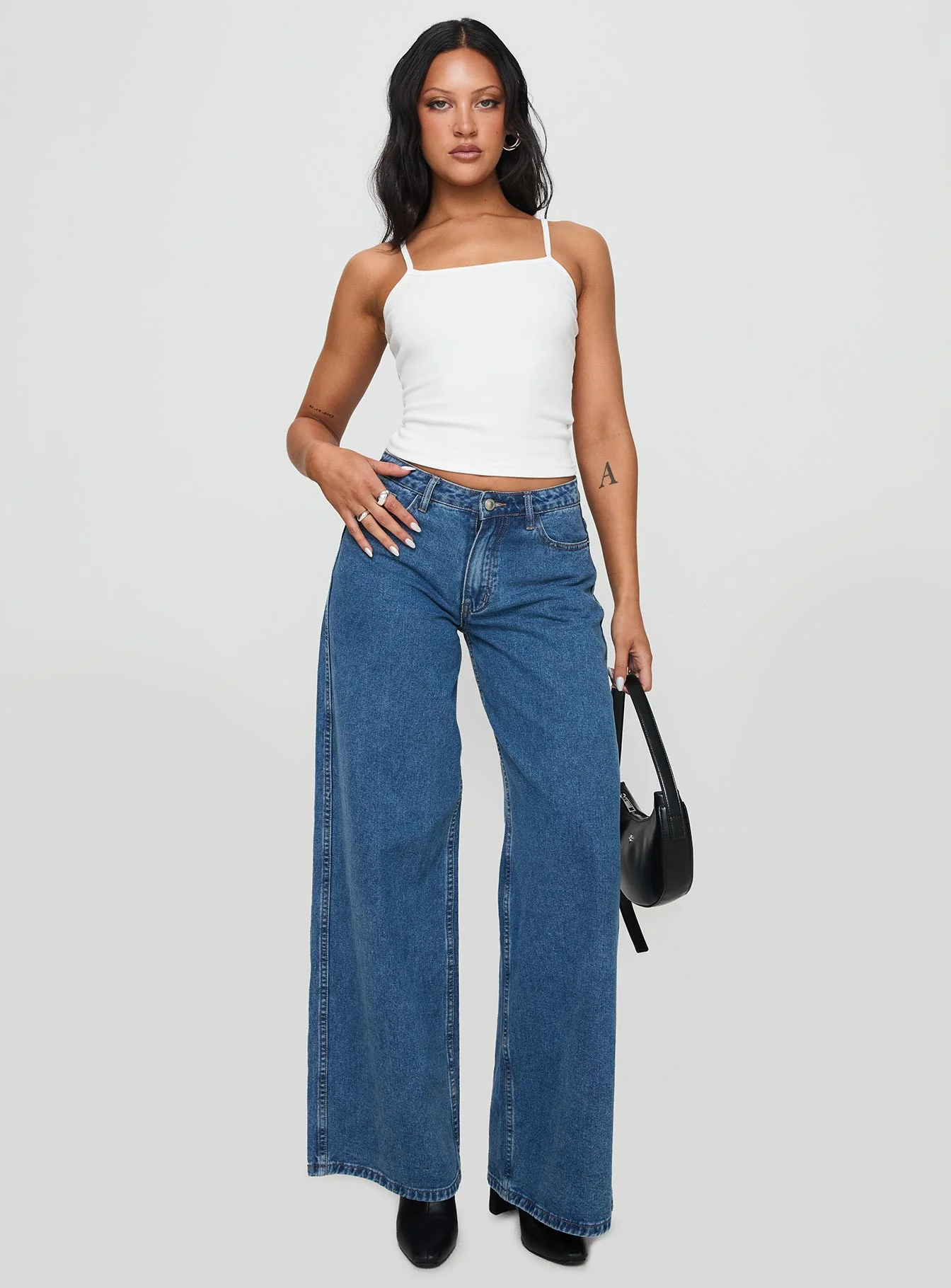 Baseline Rib Top White