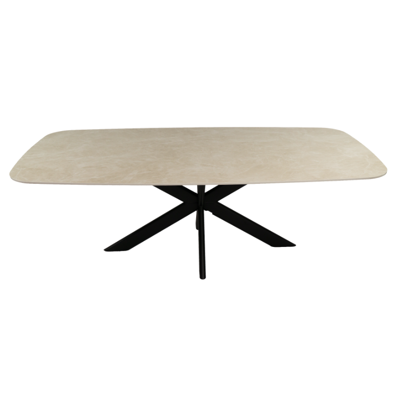Eettafel Deens ovaal Fume 260x120 cm