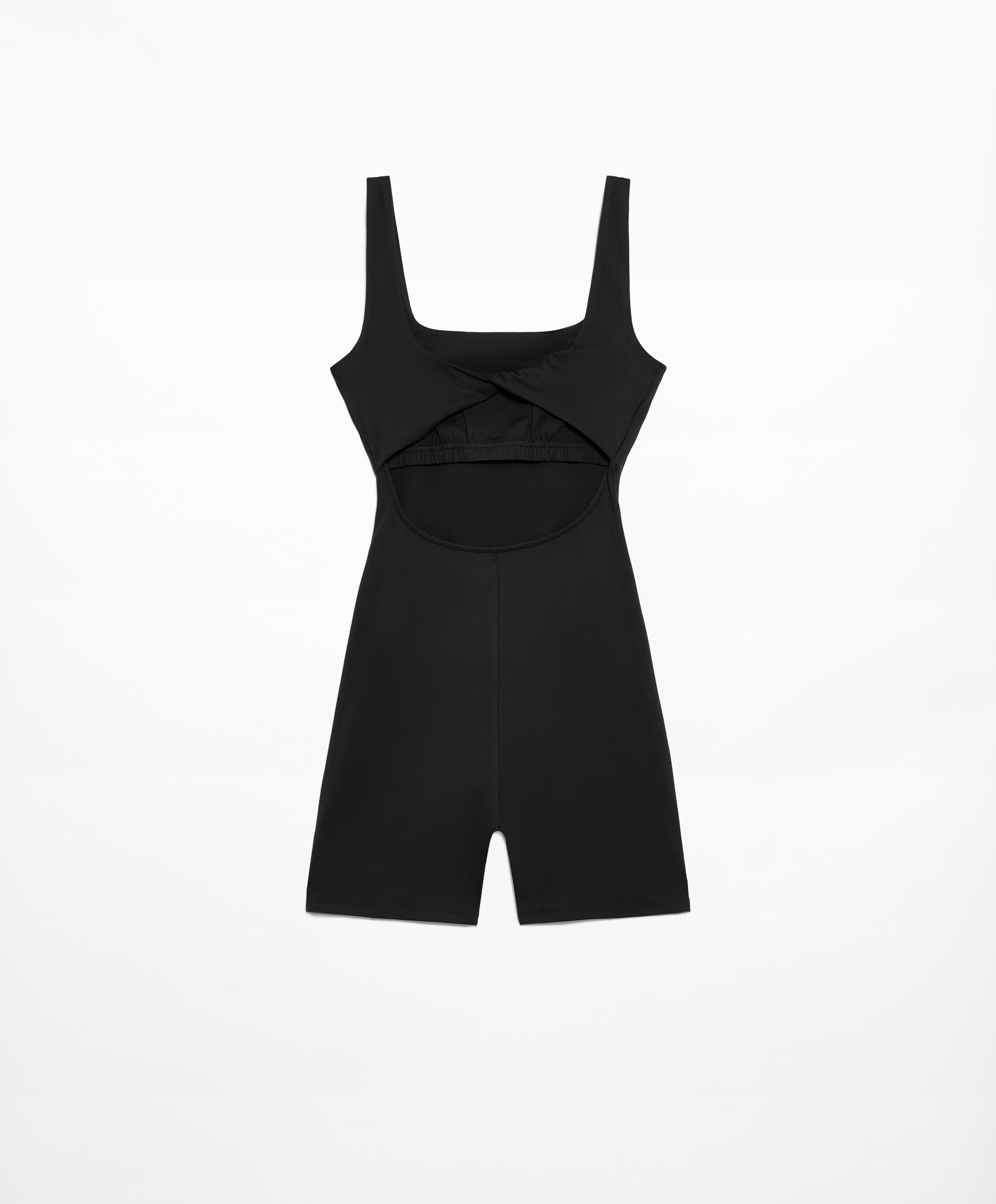 OYSHO Comfortlux crossover back short jumpsuit