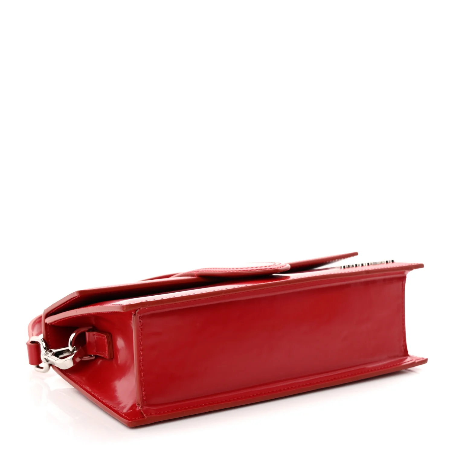 Glazed Calfskin Le Grand Bambino Red - Top Club