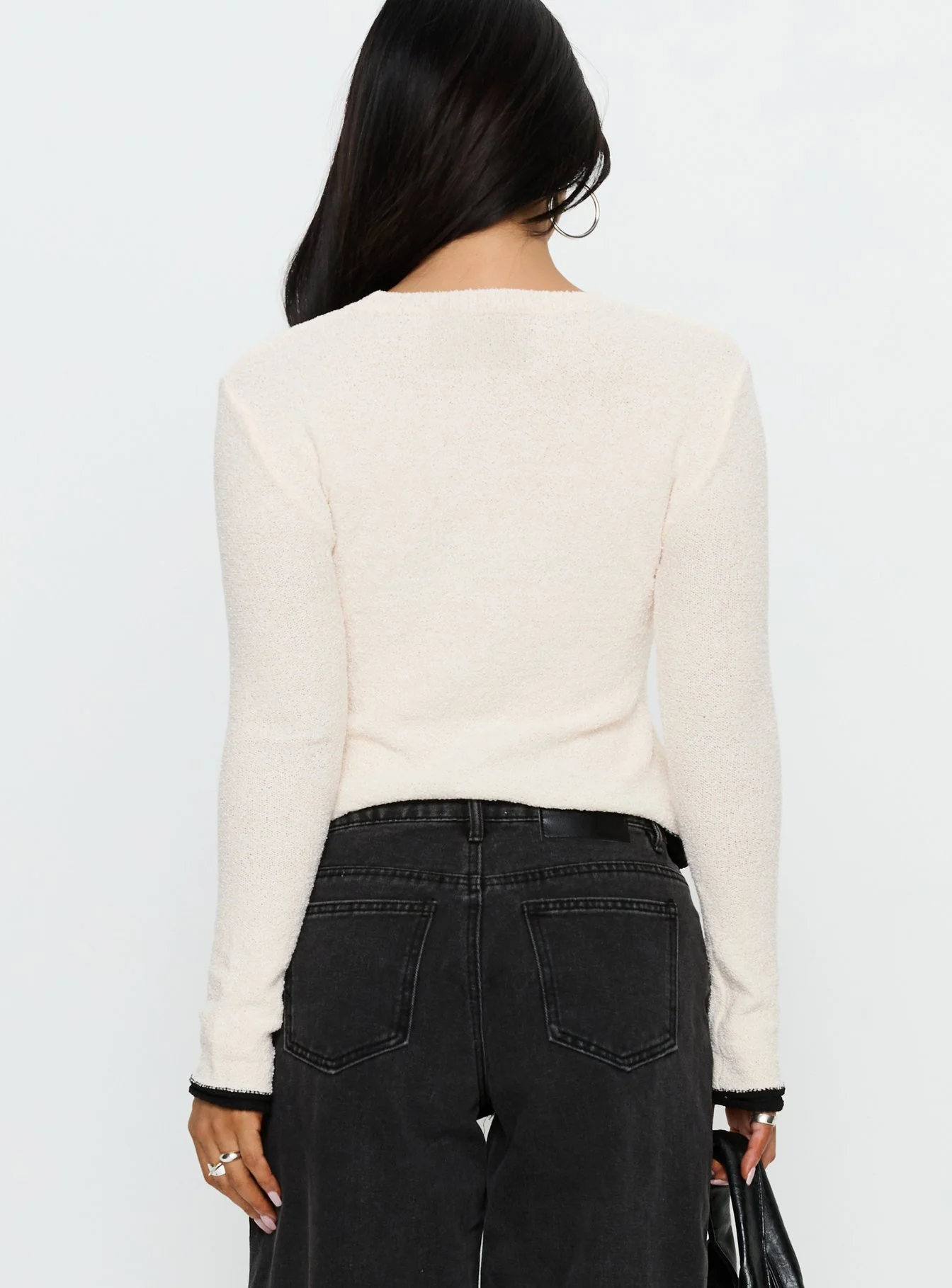 Keree Lightweight Knit Sweater Cream