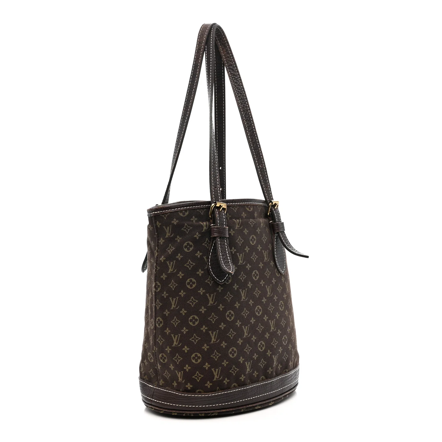 Mini Lin Monogram Bucket Bag Ebene - Top Club