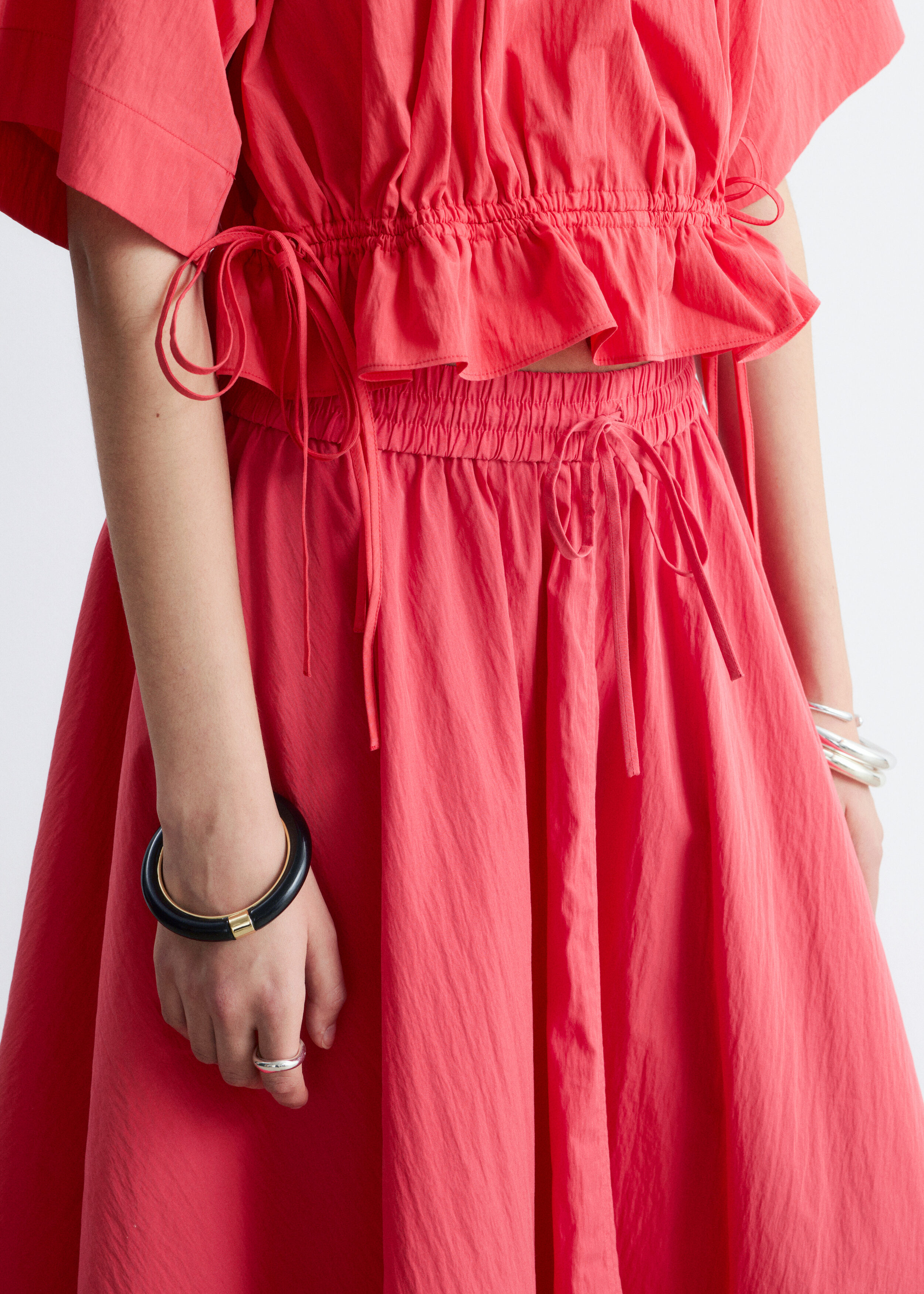 & Other Stories GATHERED A-LINE MAXI SKIRT