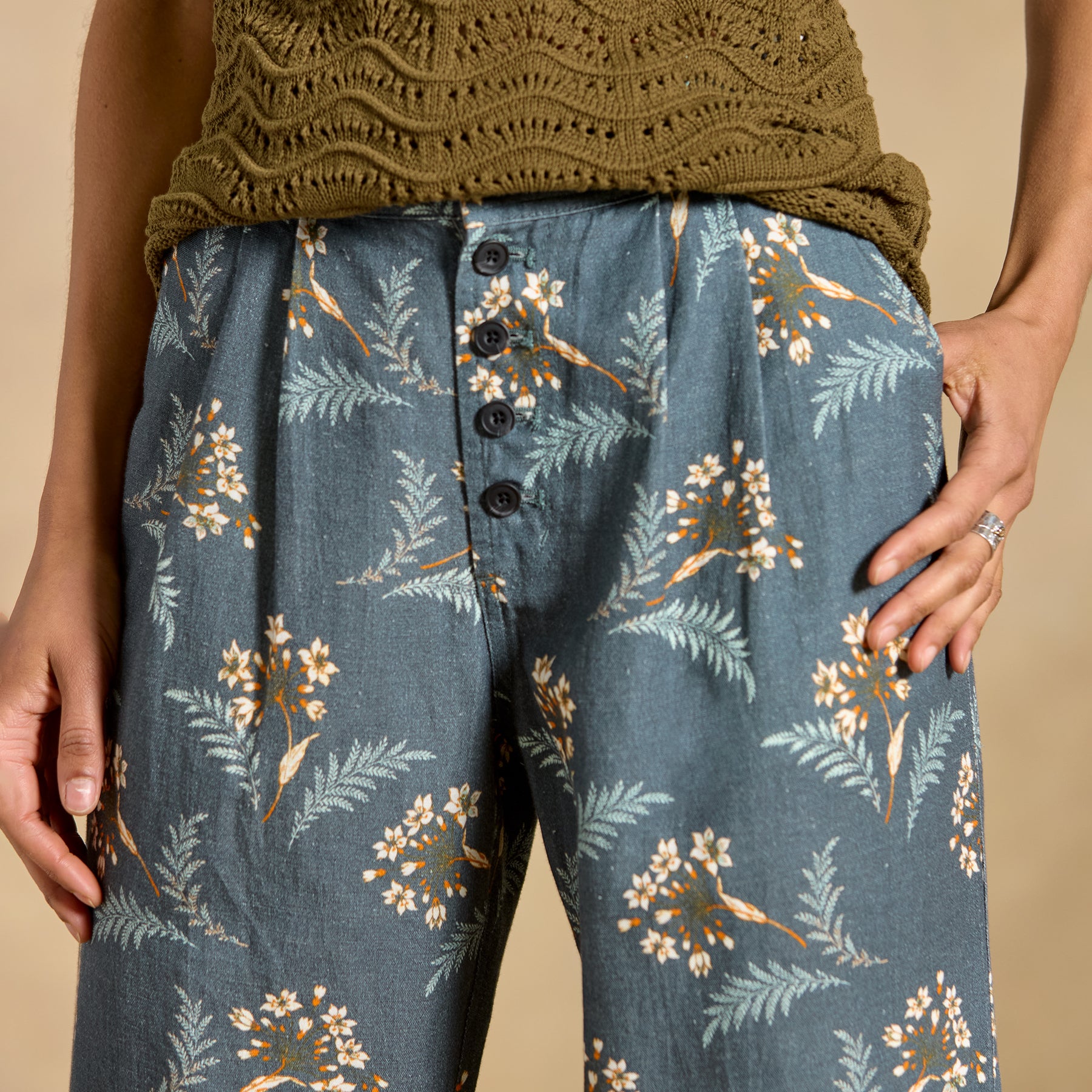 Benicia Pleated Pants, Petite - Sundance Living