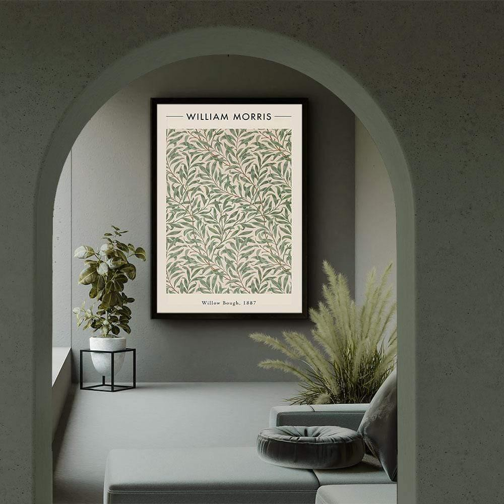 Walljar - Canvas schilderij - William Morris - Willow Bough Canvas schilderij - 120 x 180 cm