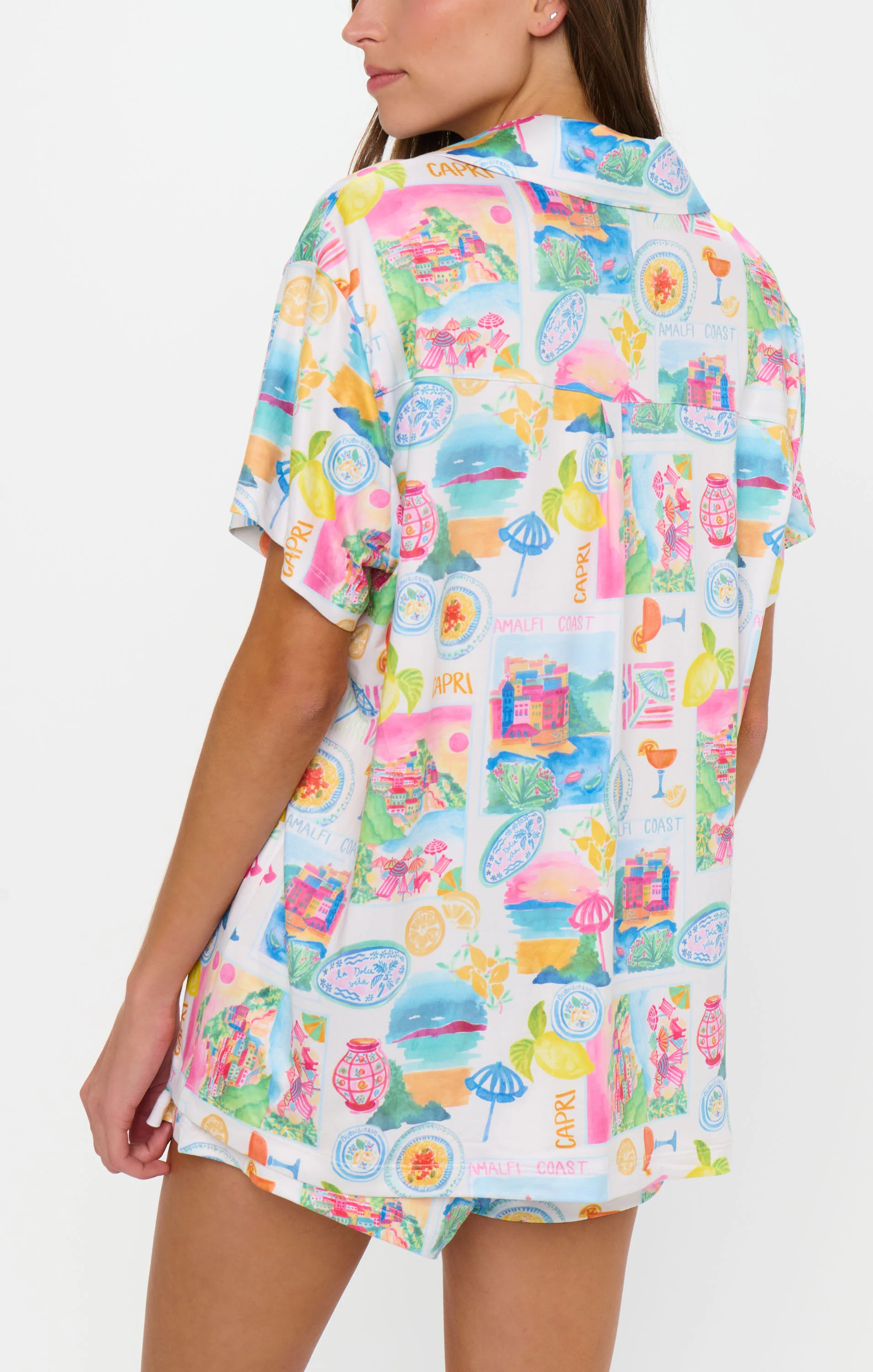 Sunday Morning PJ Set ~ Amalfi Coast Jersey