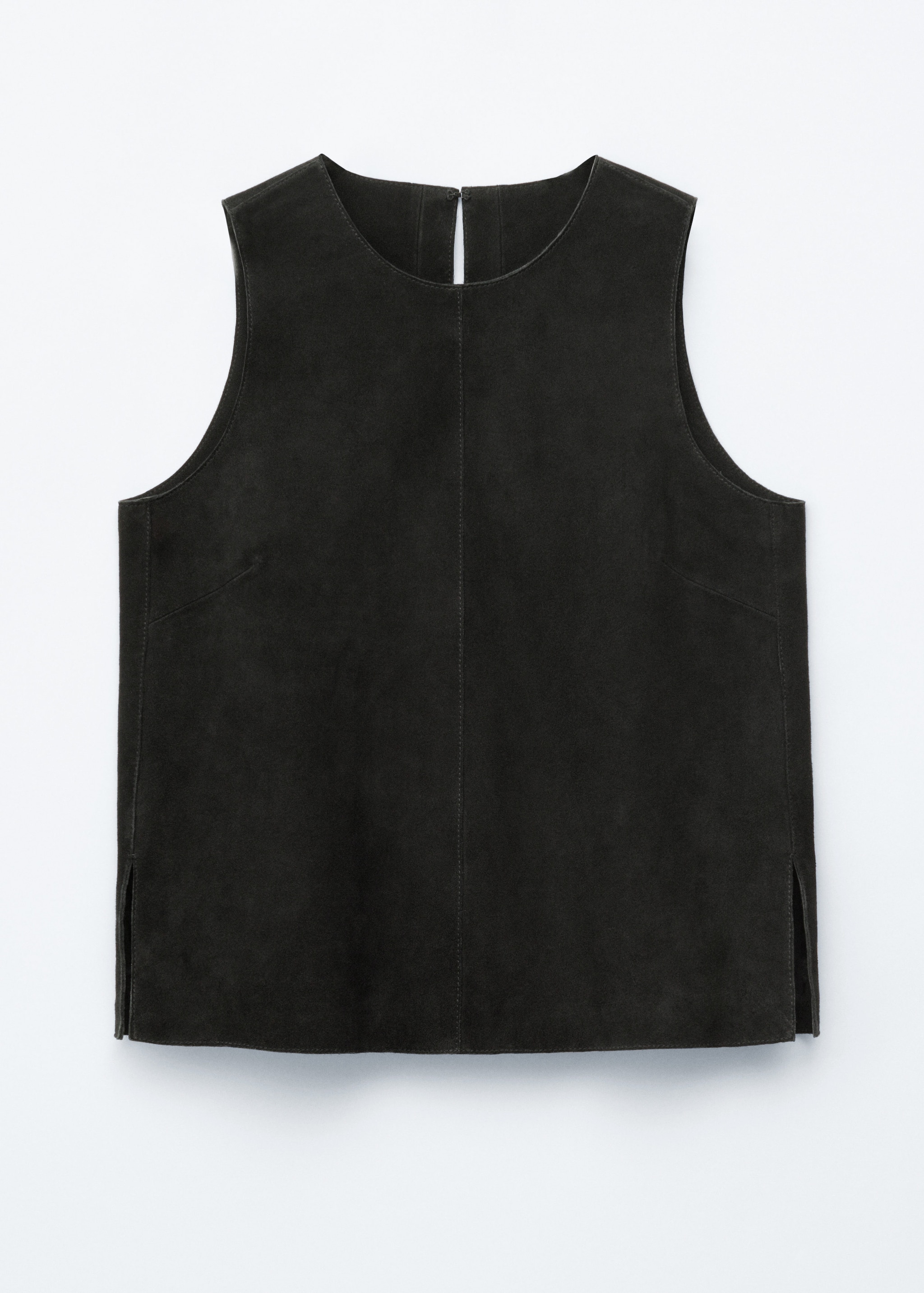 & Other Stories SLEEVELESS SUEDE TOP