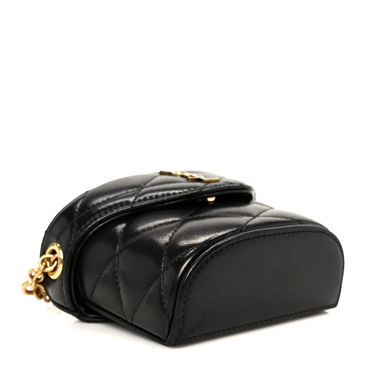 Lambskin Matelasse Monogram June Chain Belt Bag - Top Club