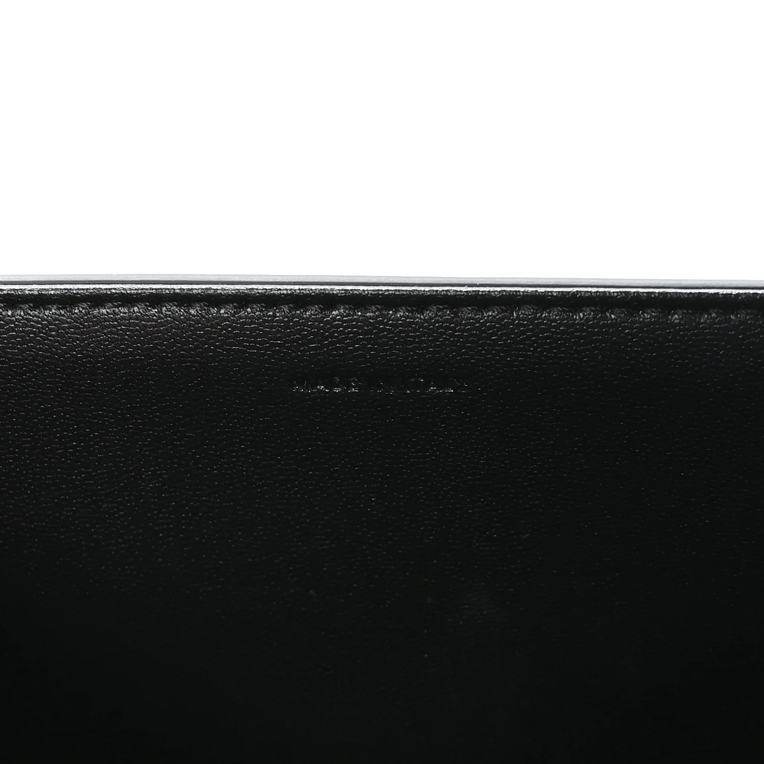 Shiny Calfskin Medium Triomphe Black - Top Club