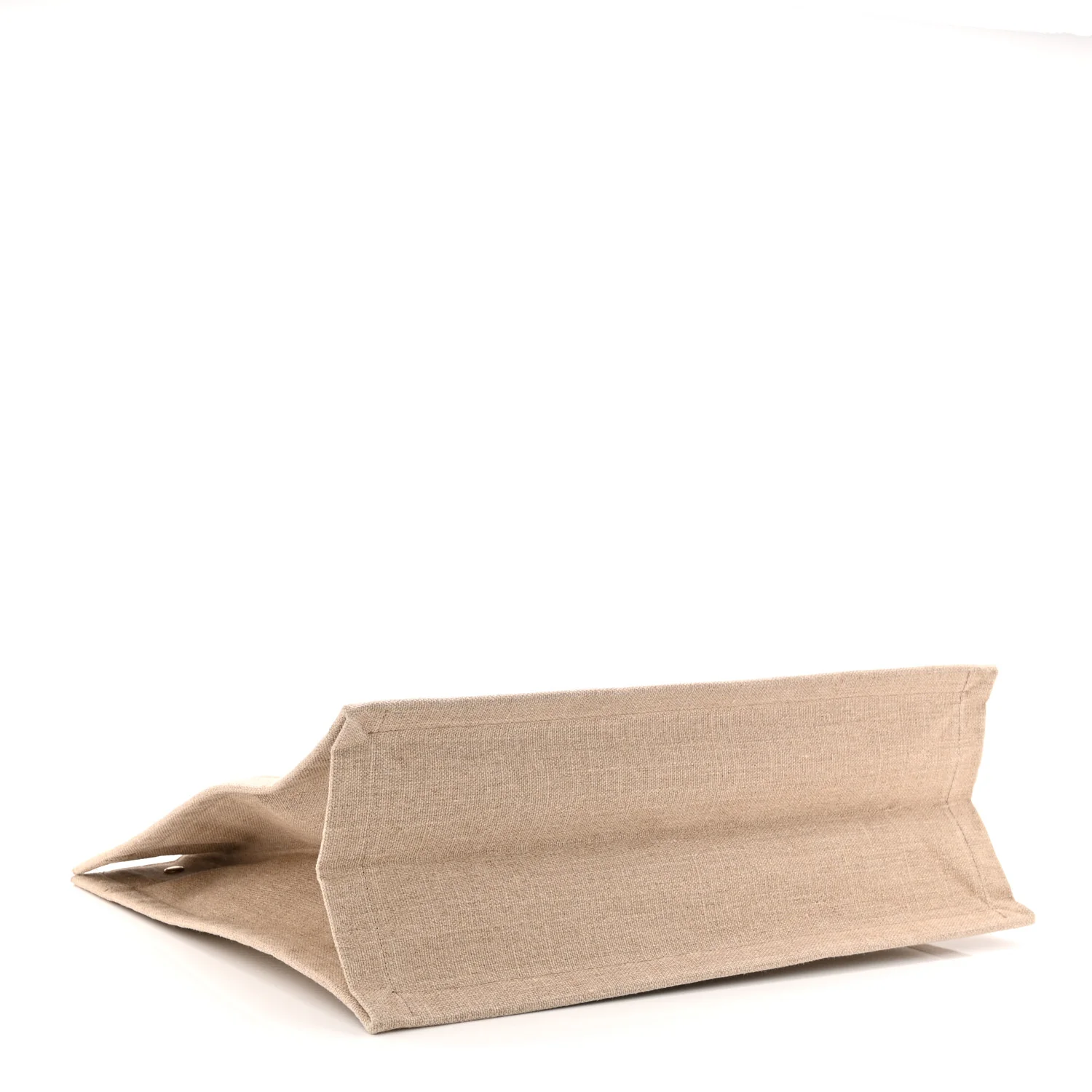 Linen Calfskin Rive Gauche Tote Beige Sea Salt - Top Club