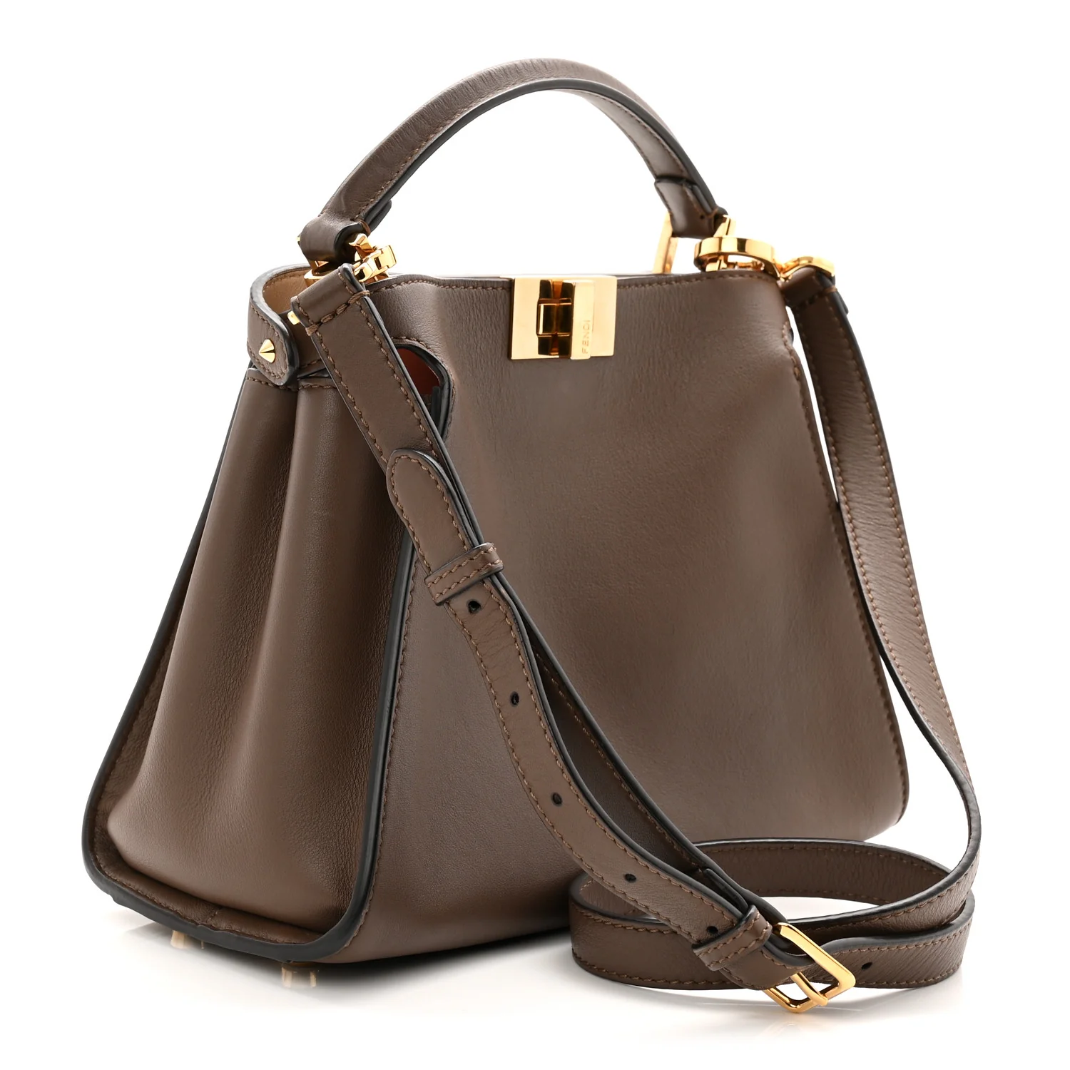 Vitello Tahiti Burro Bi-Color Medium Peekaboo Iconic Essentially Satchel Maya Camelia Confetto - Top Club
