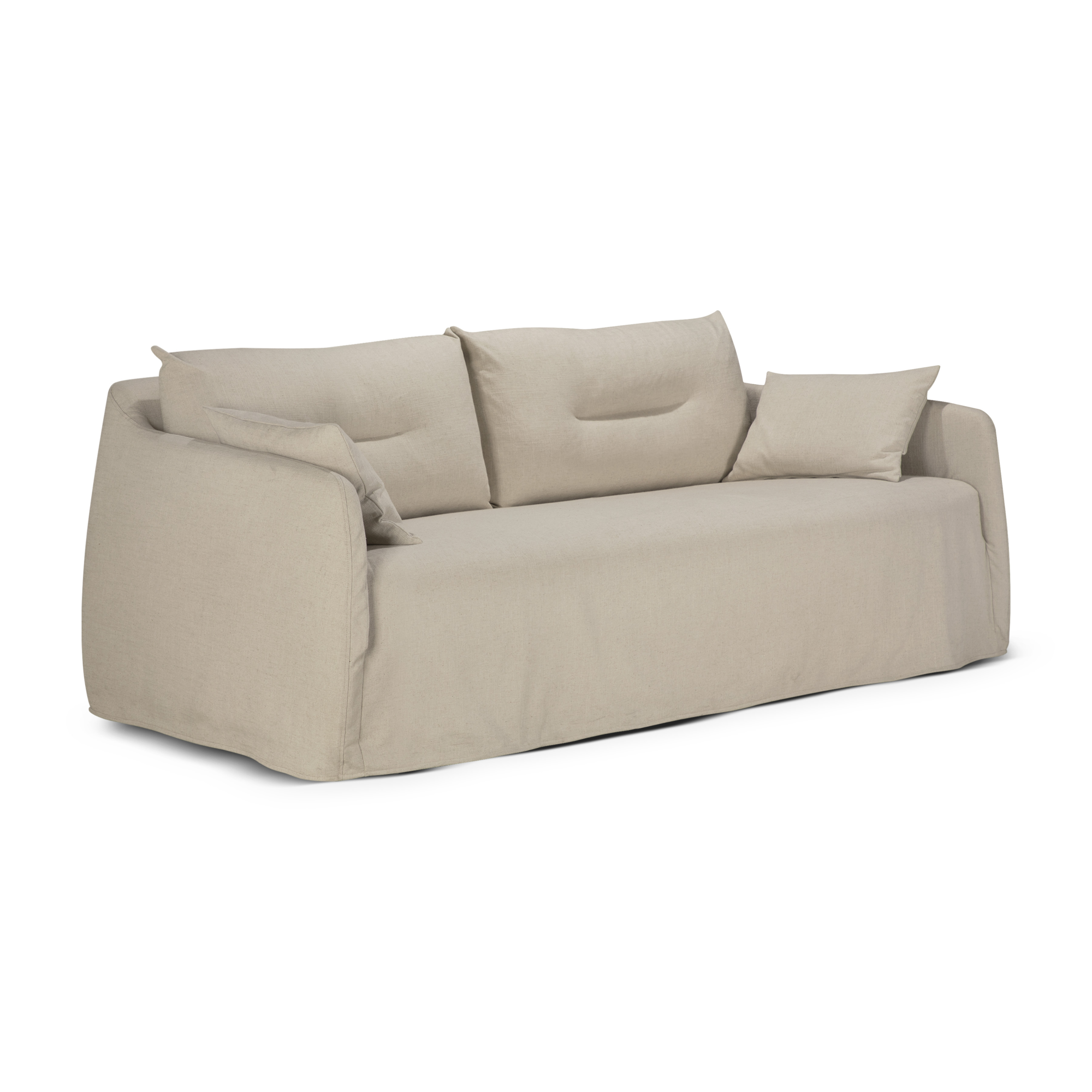 2-zitsbank Weave 200 cm bone