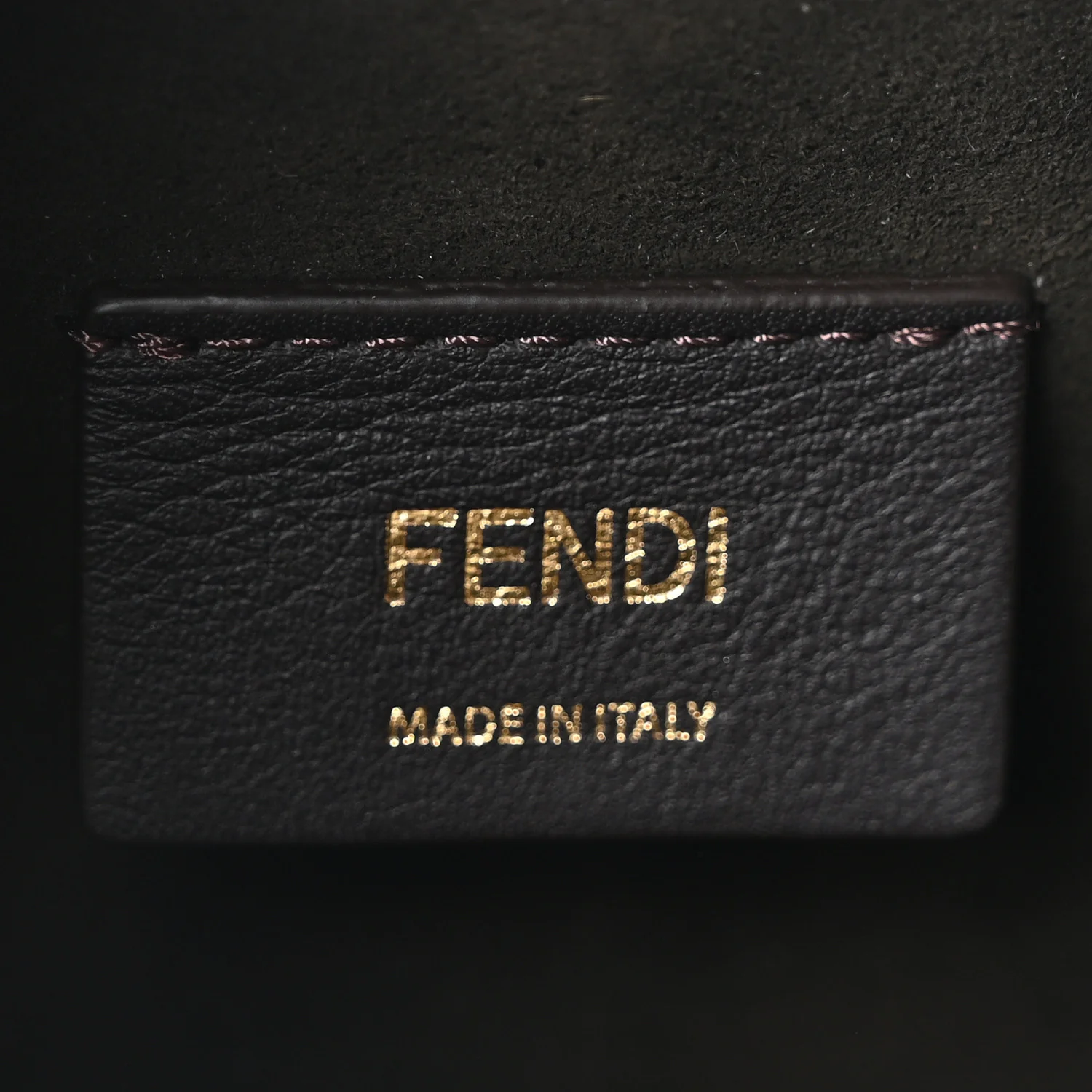 Chenille Vitello F is Fendi Micro FF Mini Mon Tresor Bucket Bag Verde Inglese - Top Club