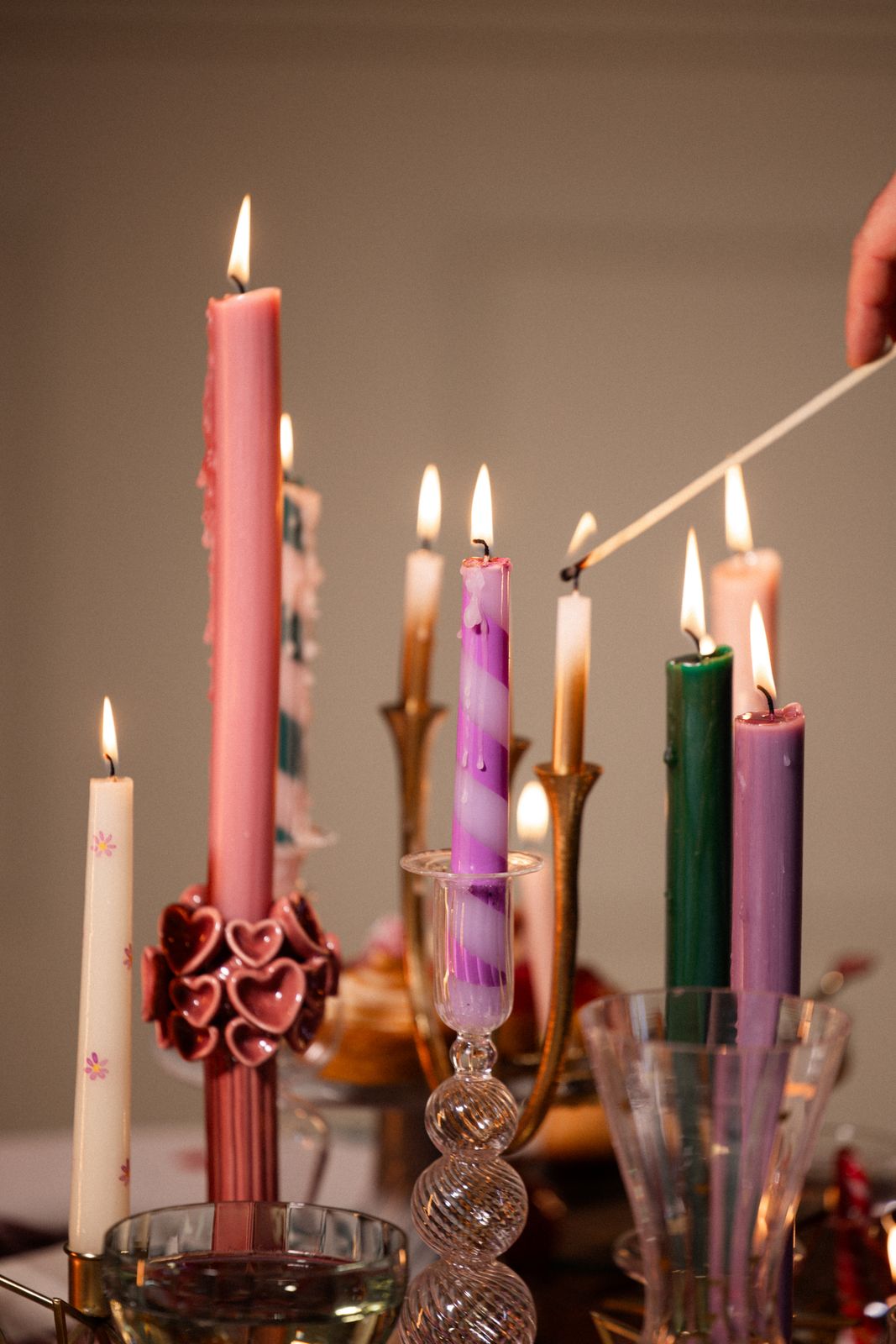 Dinerkaars jachtgroen �?3.2 cm