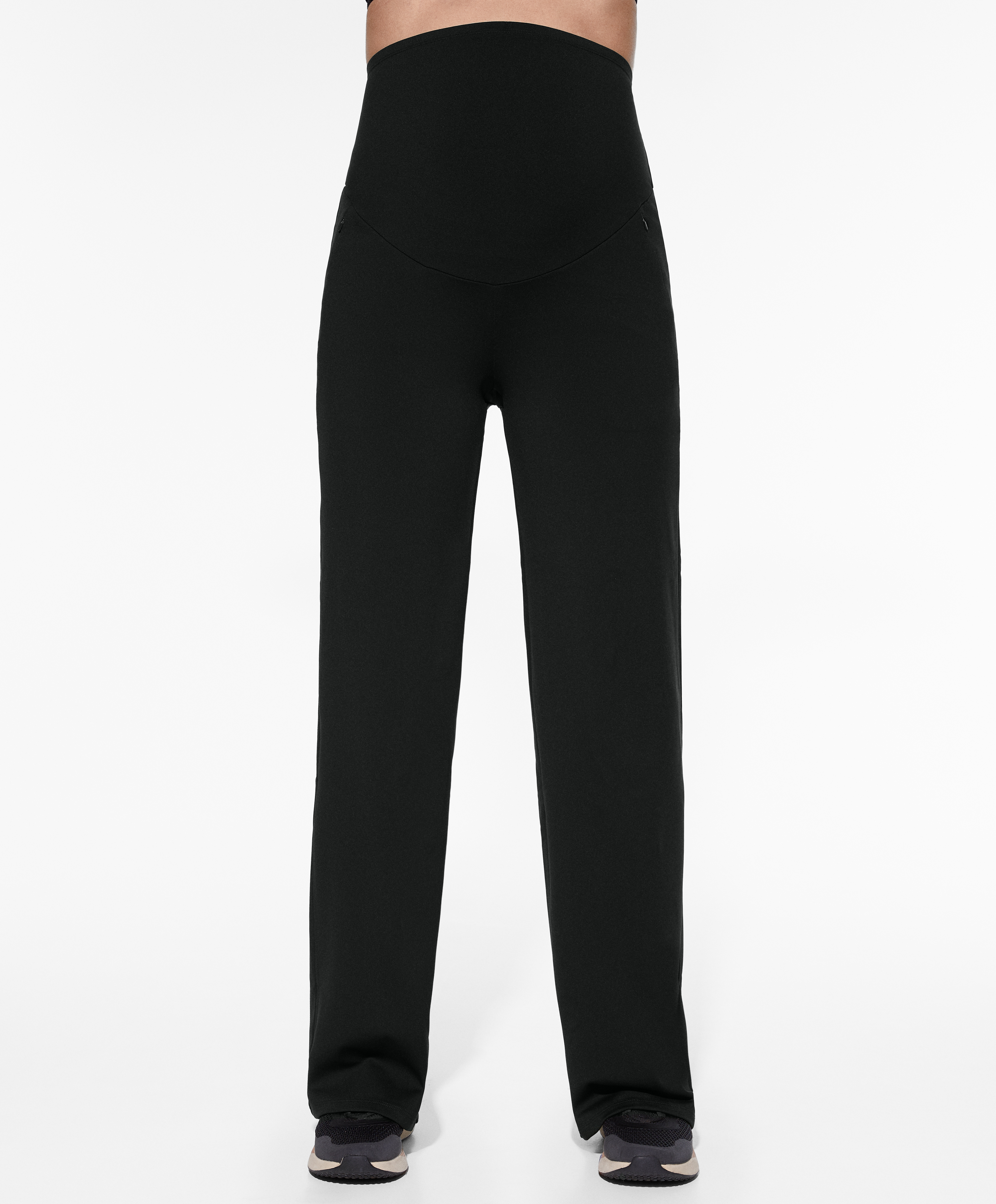 OYSHO Warm straight-leg maternity trousers