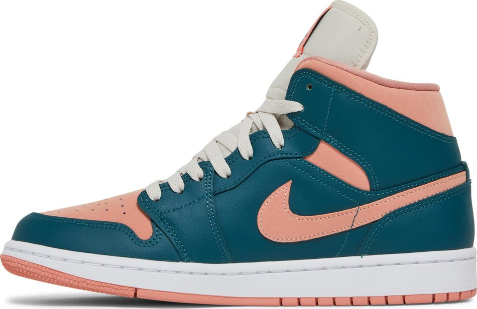Wmns Air Jordan 1 Mid  Dark Teal Green  BQ6472-308 - Sneaker Replica Workshop